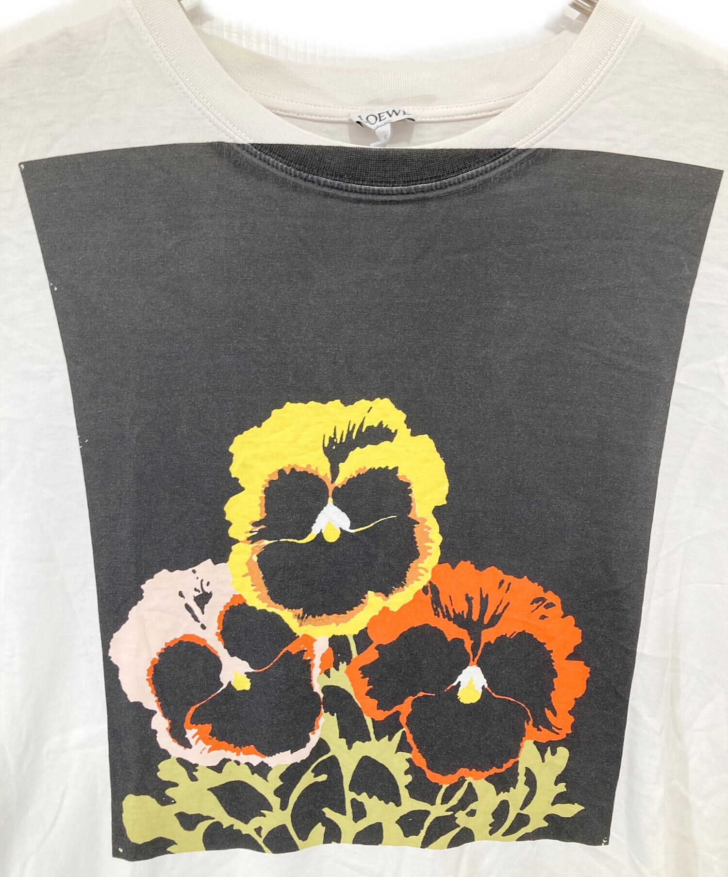 LOEWE 21AW Joe Brainard Pansy Tshirt S 【公式通販】