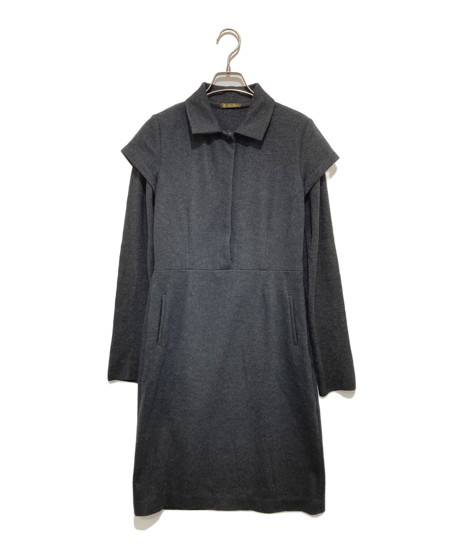 中古・古着通販】LORO PIANA (ロロピアーナ) カシミヤ混ワンピース 