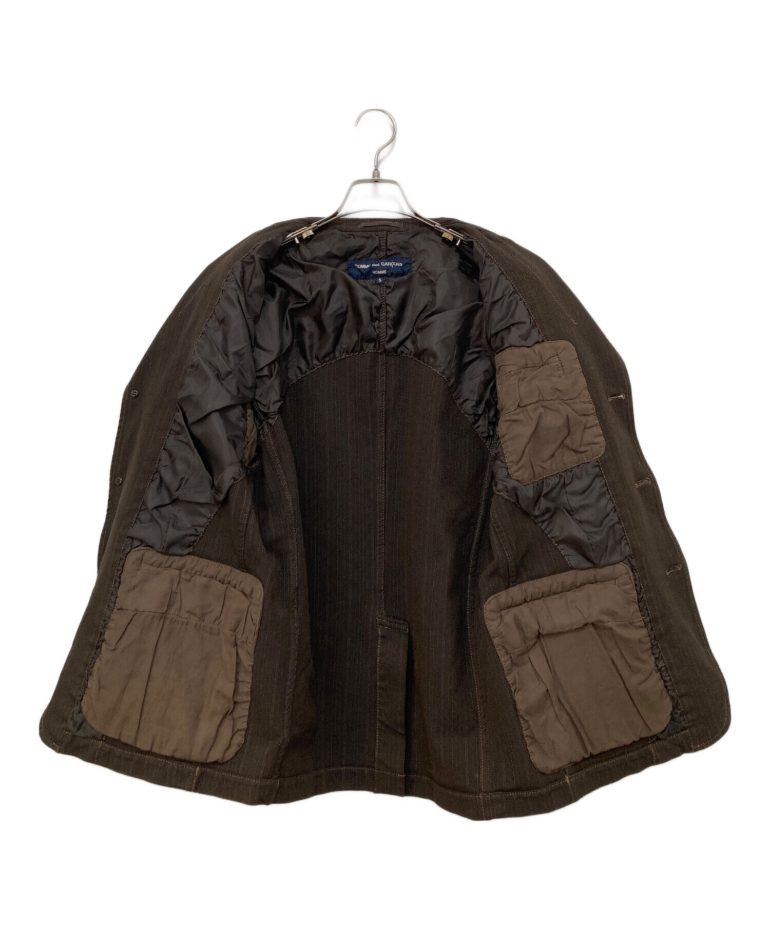 COMME des GARÇONS HOMME テーラードジャケット　ブラウン 中古・古着通販】COMME des GARCONS HOMME (コムデギャルソン