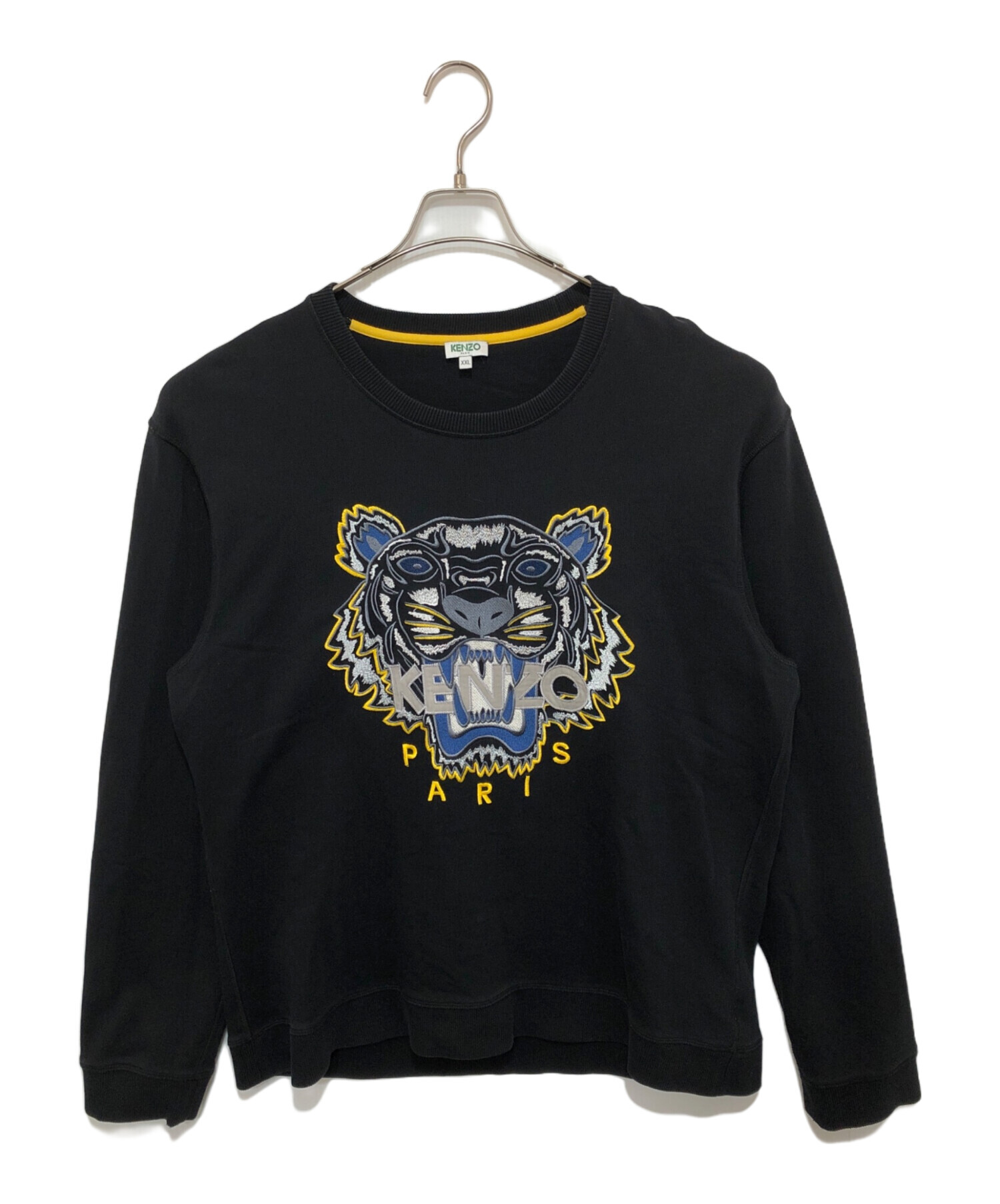 中古・古着通販】KENZO (ケンゾー) タイガー刺繍スウェット ブラック 