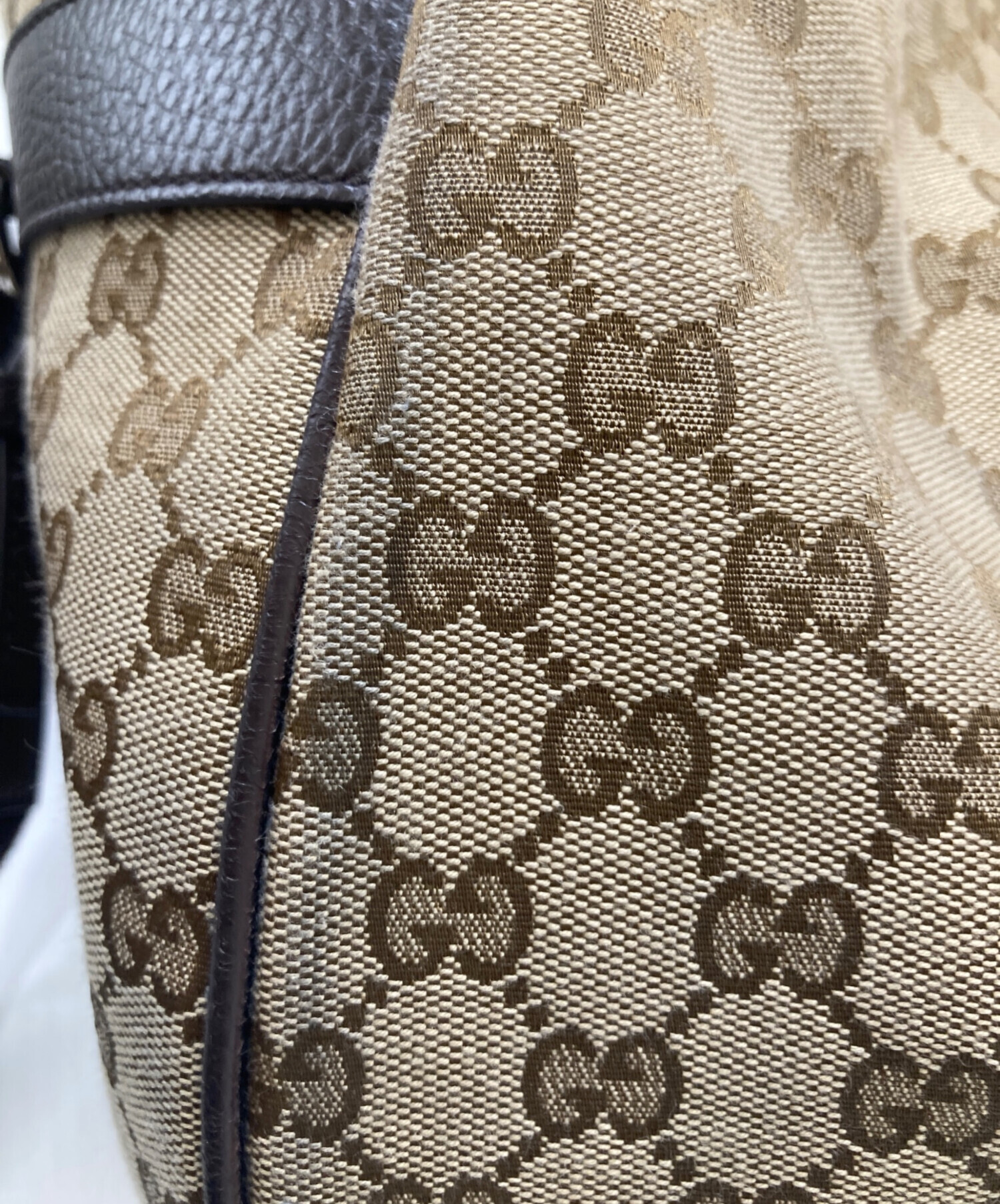 中古・古着通販】GUCCI (グッチ) GGキャンバス 2WAYボストンバッグ