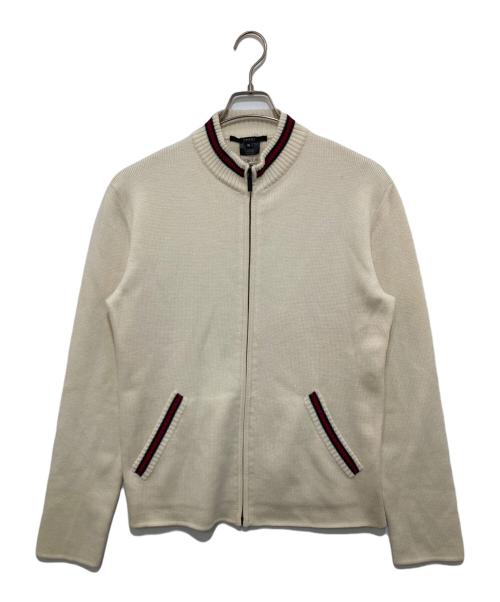 中古・古着通販】GUCCI (グッチ) シェリーライン ジップアップニット