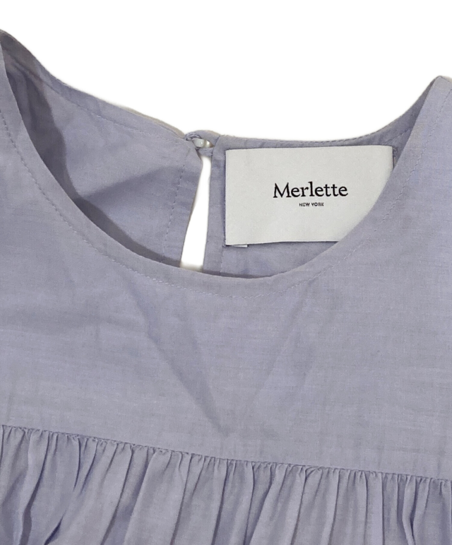 中古・古着通販】merlette (マーレット) ティアードギャザーワンピース