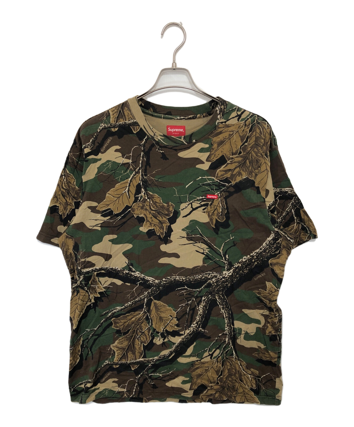 【中古】シュプリーム Supreme 迷彩メッシュTシャツ 中古・古着通販】SUPREME (シュプリーム) 迷彩柄Tシャツ 18SS グリーン
