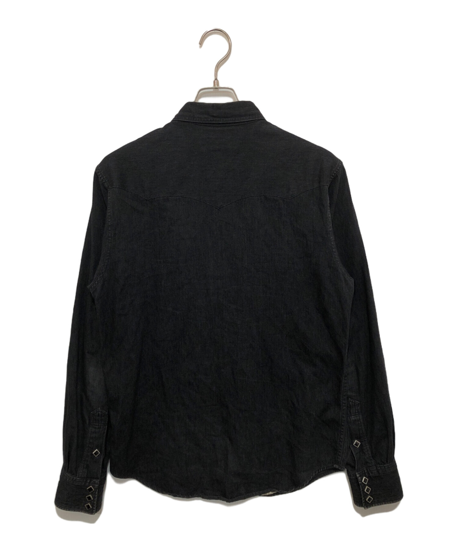 中古・古着通販】RRL (ダブルアールエル) ウエスタンシャツ ブラック
