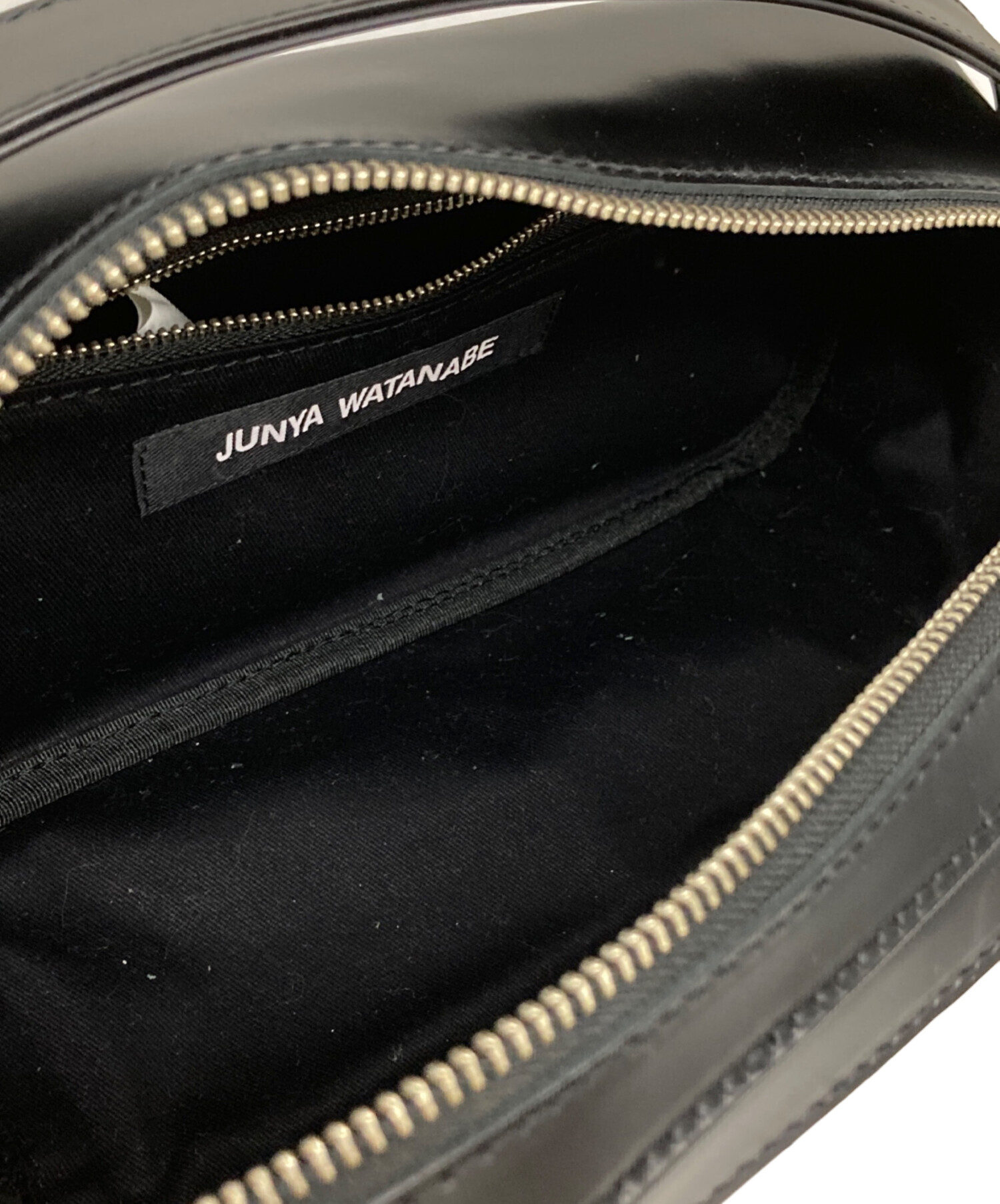 JUNYA WATANABE ジュンヤワタナベ ショルダーバッグ  黒 【古着】【中古】【送料無料】 JUNYA WATANABE - JUNYA WATANABE ジュンヤワタナベ ショルダーバッグ
