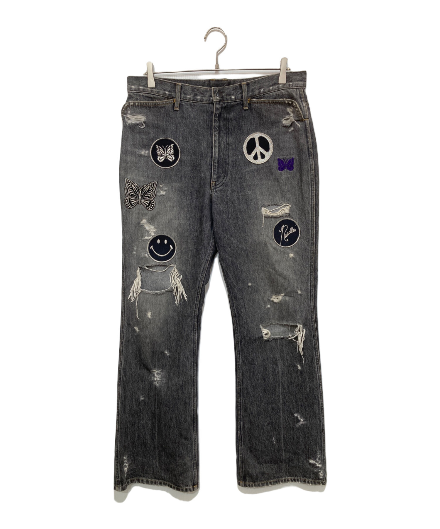 中古・古着通販】Needles (ニードルズ) Assorted patches boot-cut 