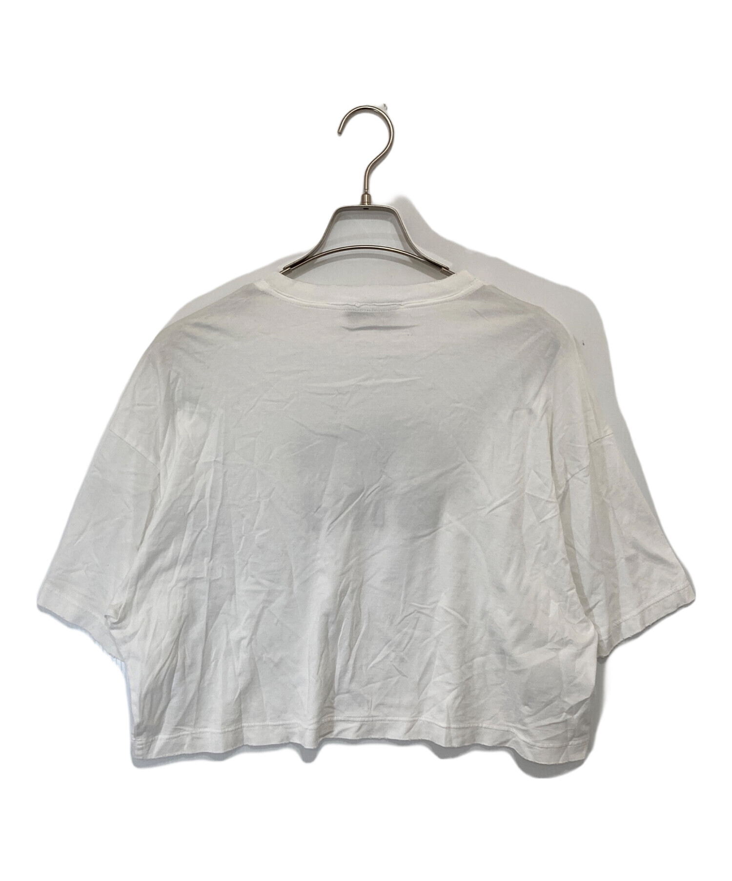 中古・古着通販】MIU MIU (ミュウミュウ) クロップドロゴTシャツ