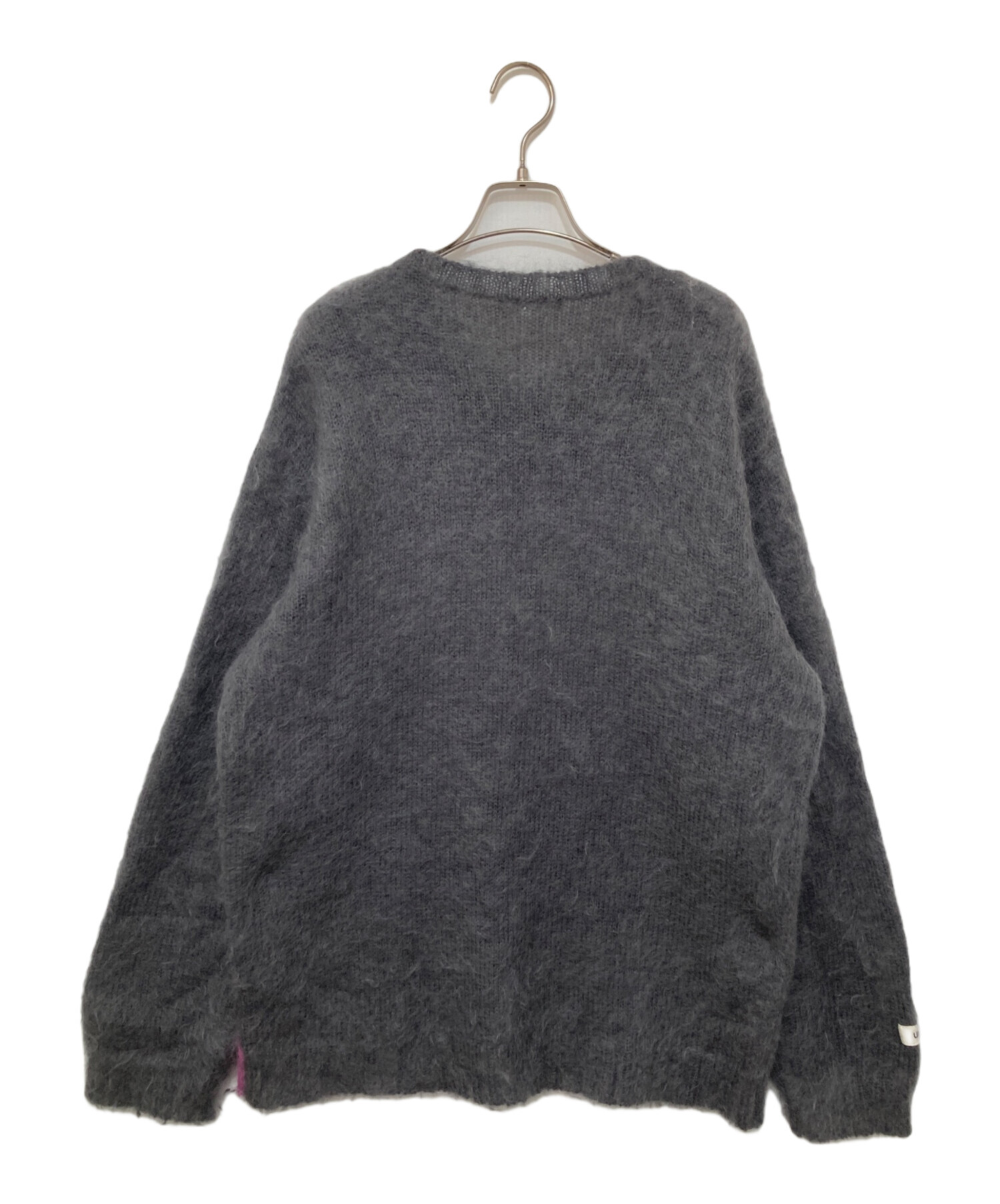 中古・古着通販】UNDERCOVER (アンダーカバー) モヘアニット グレー 中古・古着通販】UNDERCOVER (アンダーカバー) モヘアニット グレー