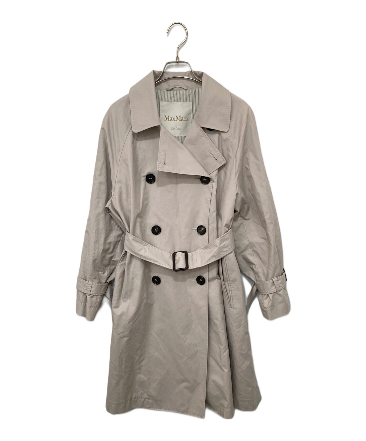 MaxMara マックスマーラ トレンチコート ダブルブレスト 銀タグ 40