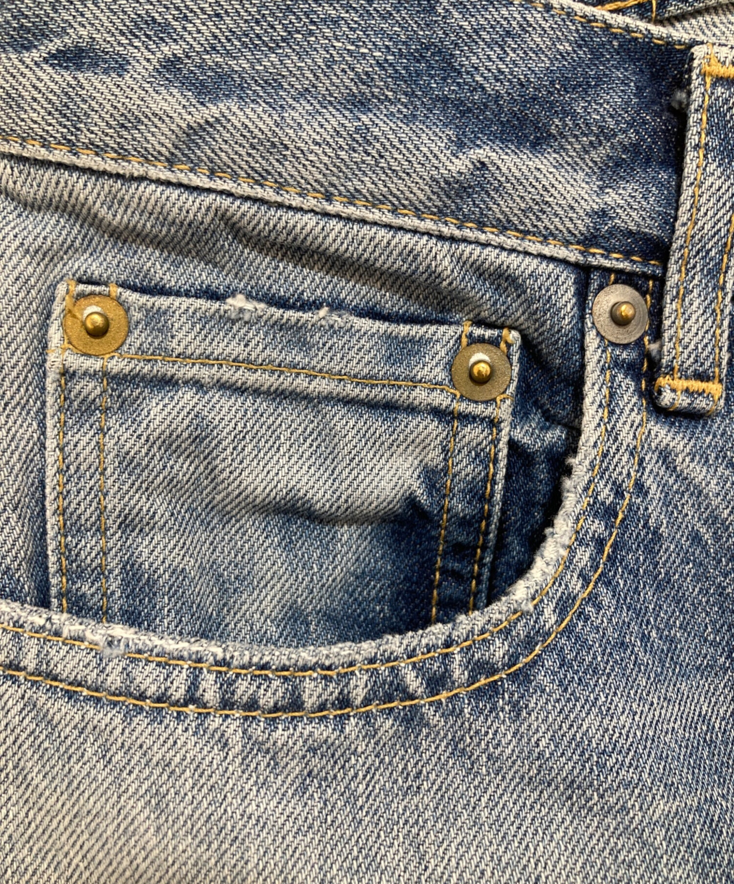 中古・古着通販】ok.soon (オクスン) original wide denim インディゴ
