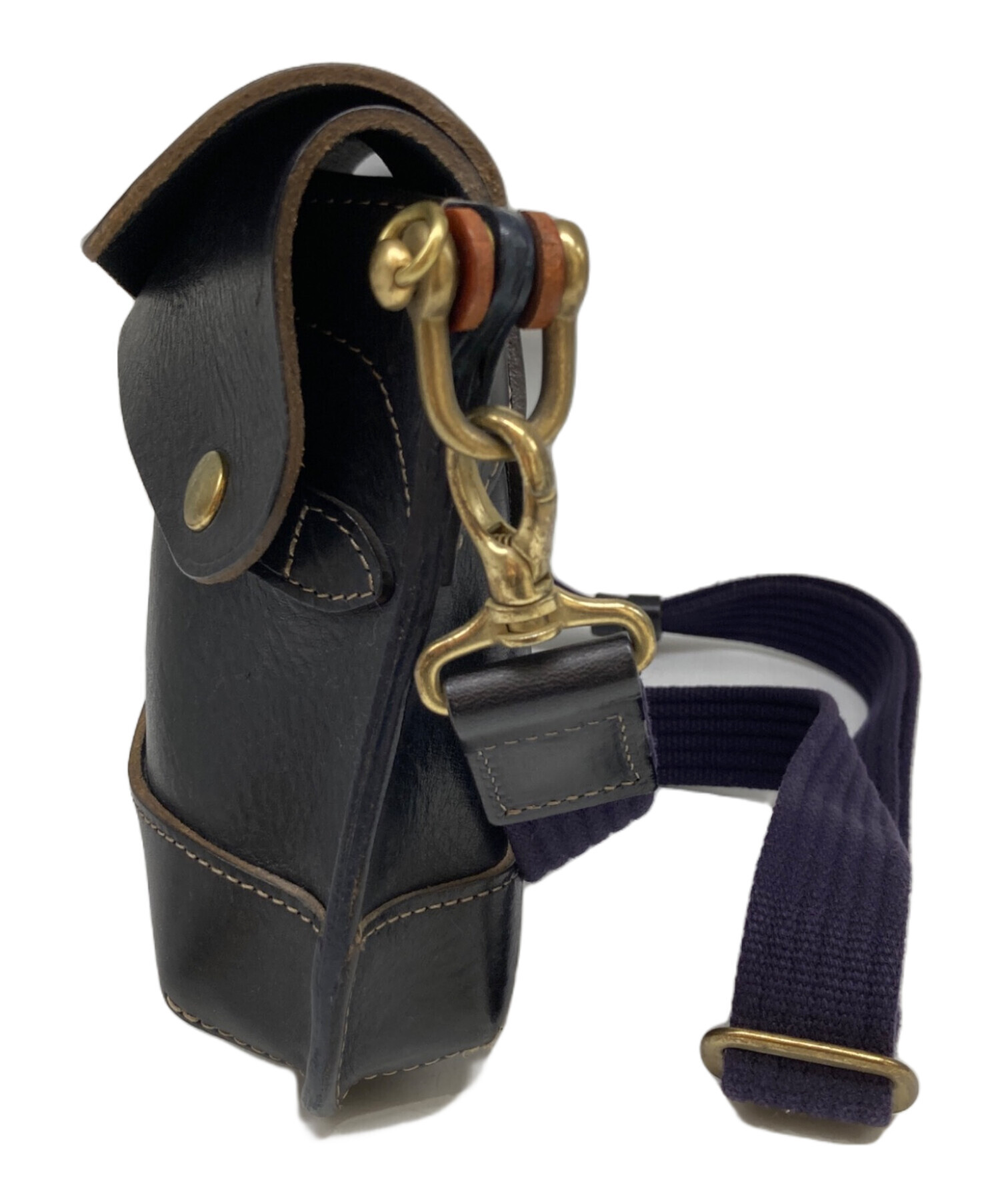 中古・古着通販】BEERBELLY (ビアベリー) ダブルフラップレザー