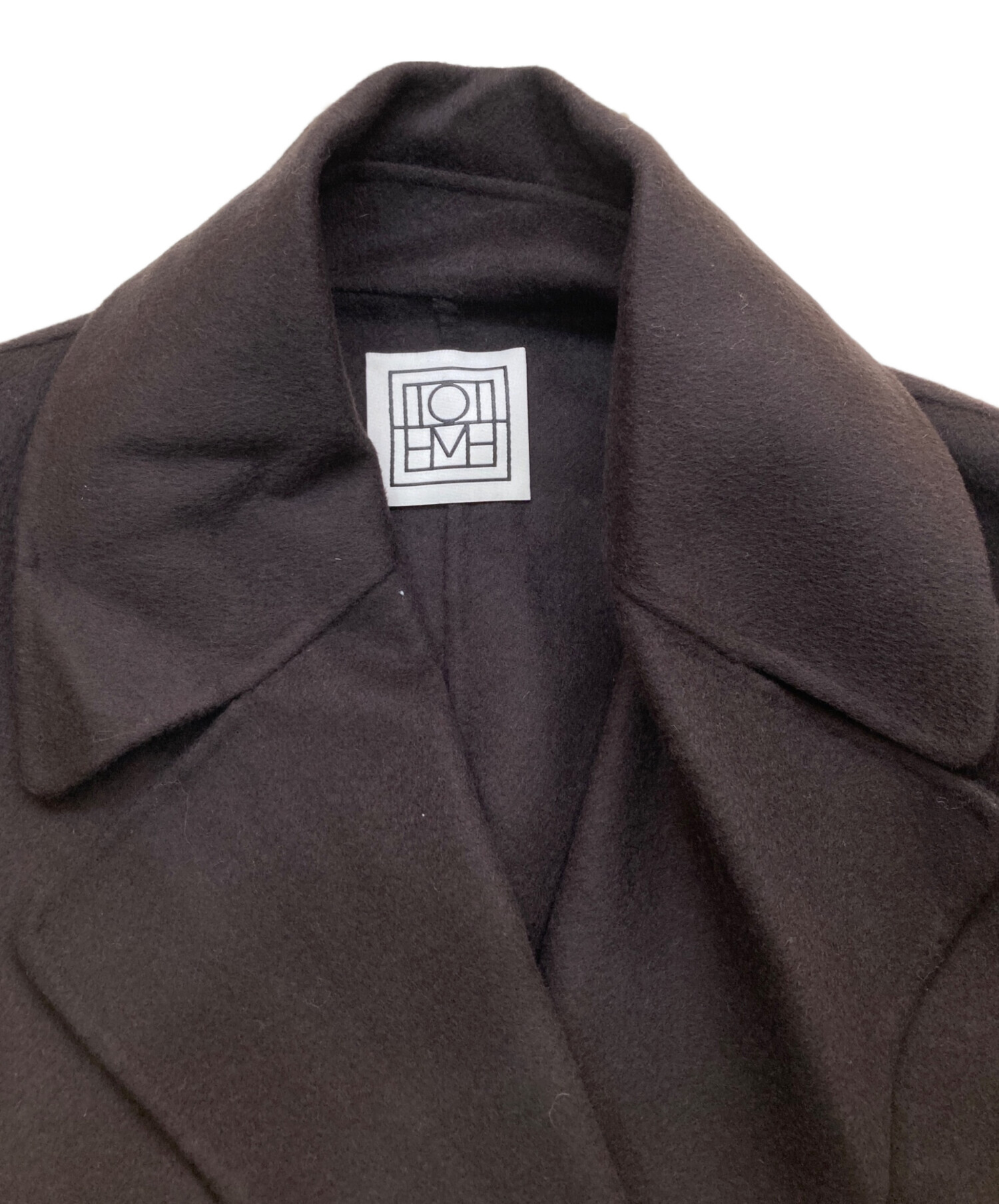 中古・古着通販】TOTEM (トーテム) Brown double-breasted coat