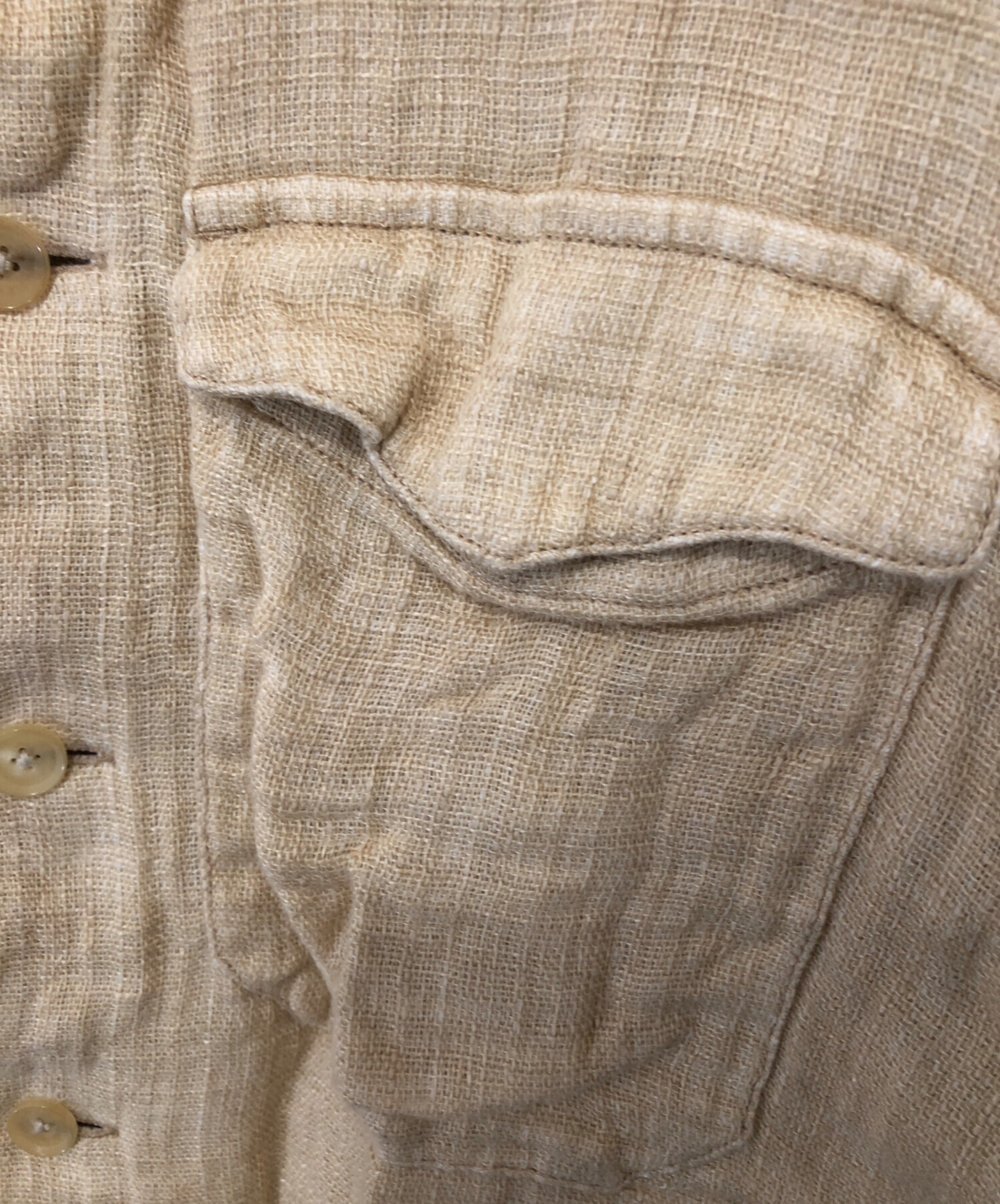 中古・古着通販】AURALEE (オーラリー) LINEN DOUBLE FACE HALF