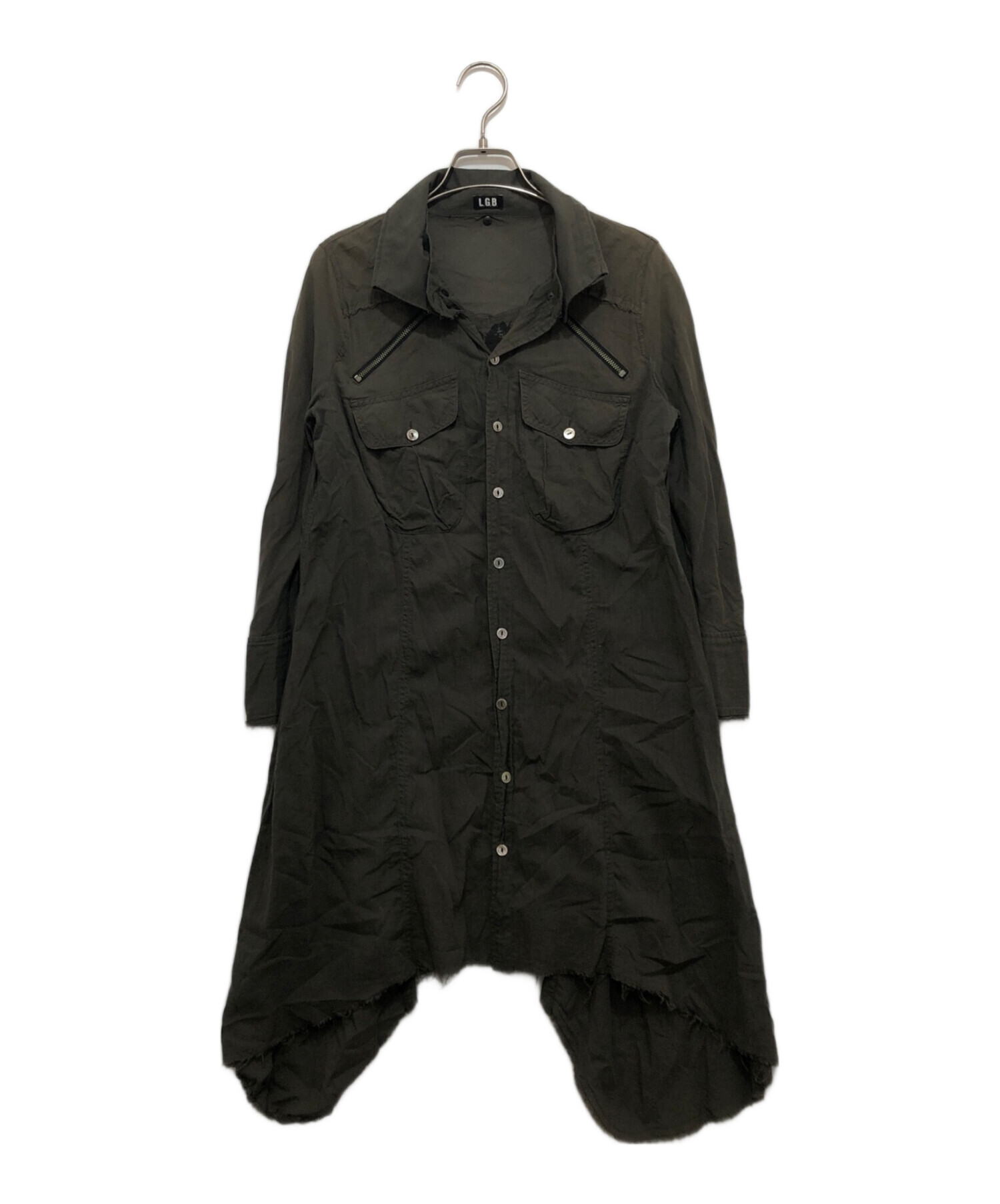 LGB スカル バックプリント 長袖 ロンＴ カットソー LGB バックプリント LGB スカル バックプリント 長袖 ロンT