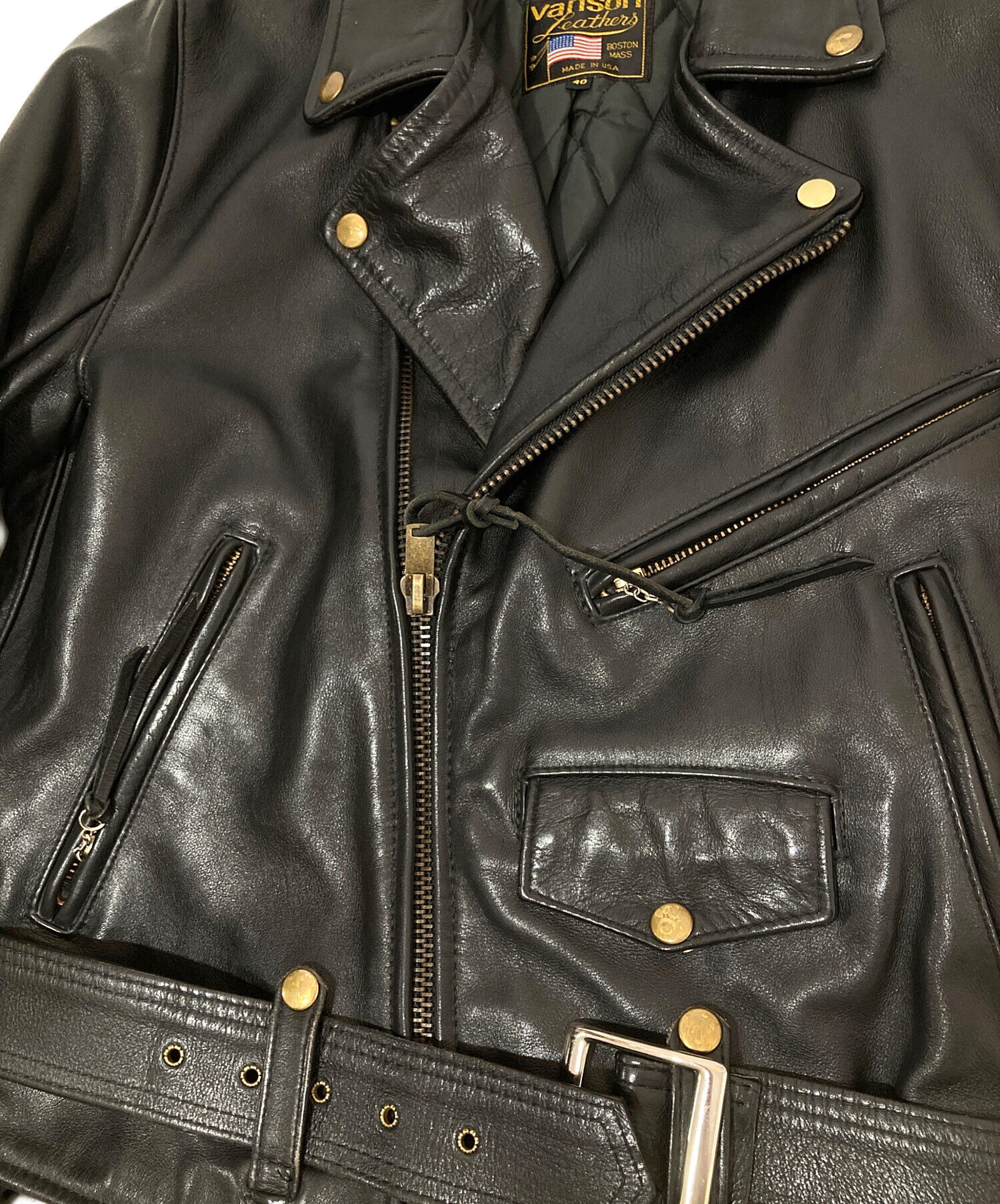 中古・古着通販】VANSON(バンソン) (バンソン) C2 ライダース