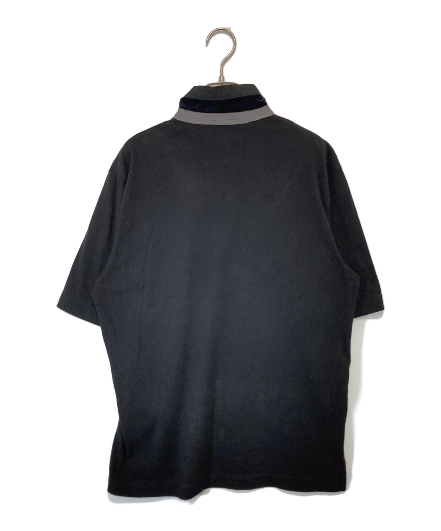 中古・古着通販】sacai (サカイ) 切替ポロシャツ 20-02281M ブラック