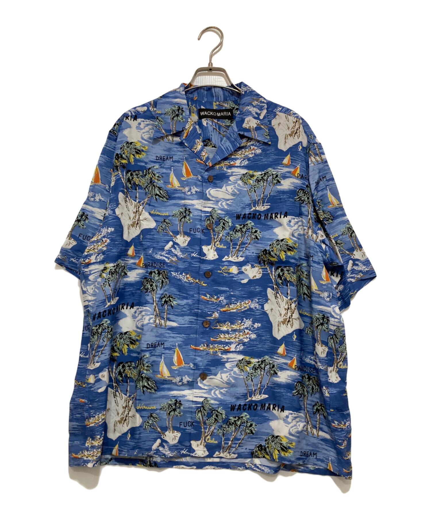 中古・古着通販】WACKO MARIA (ワコマリア) HAWAIIAN SHIRT ブルー