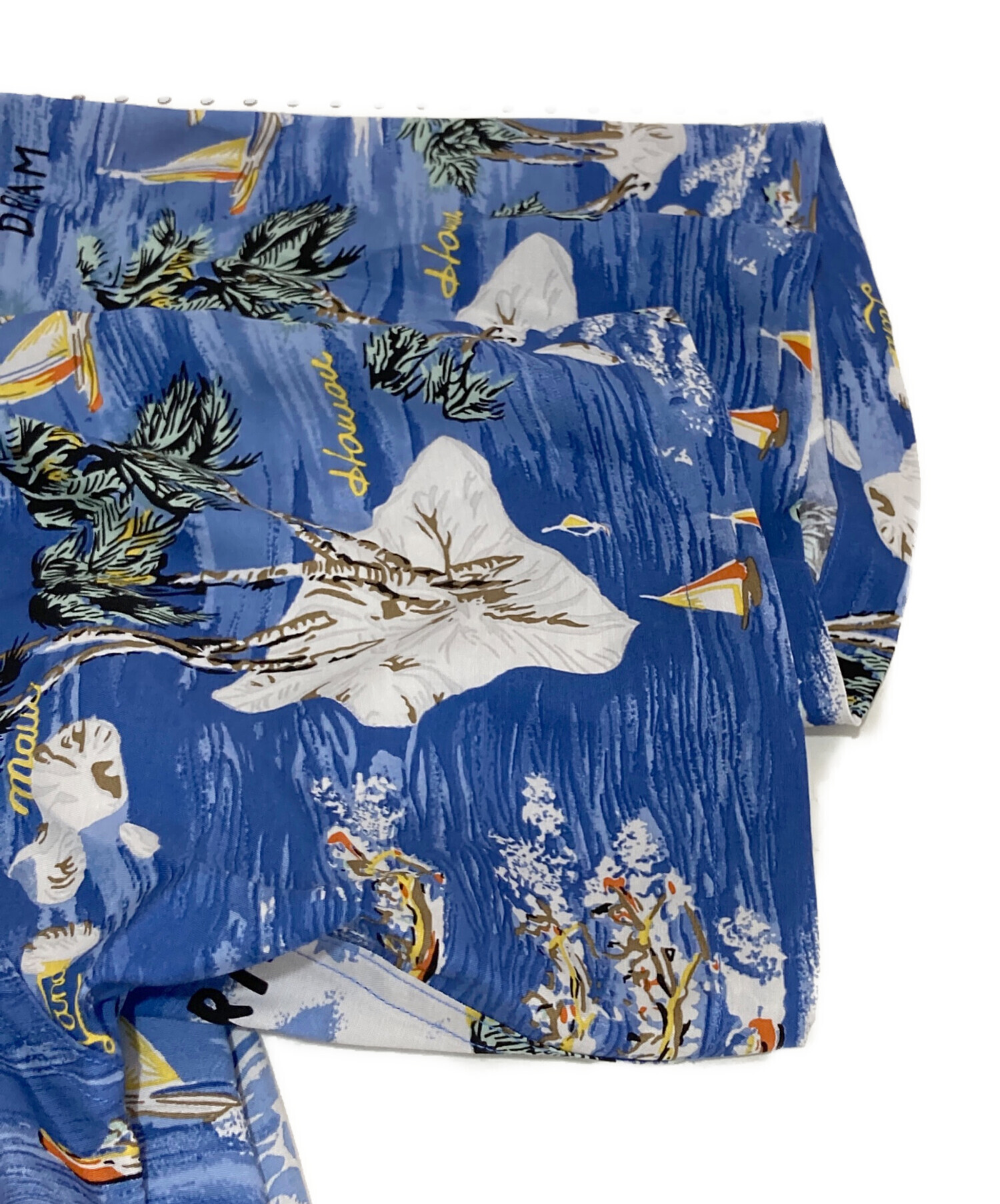 中古・古着通販】WACKO MARIA (ワコマリア) HAWAIIAN SHIRT ブルー