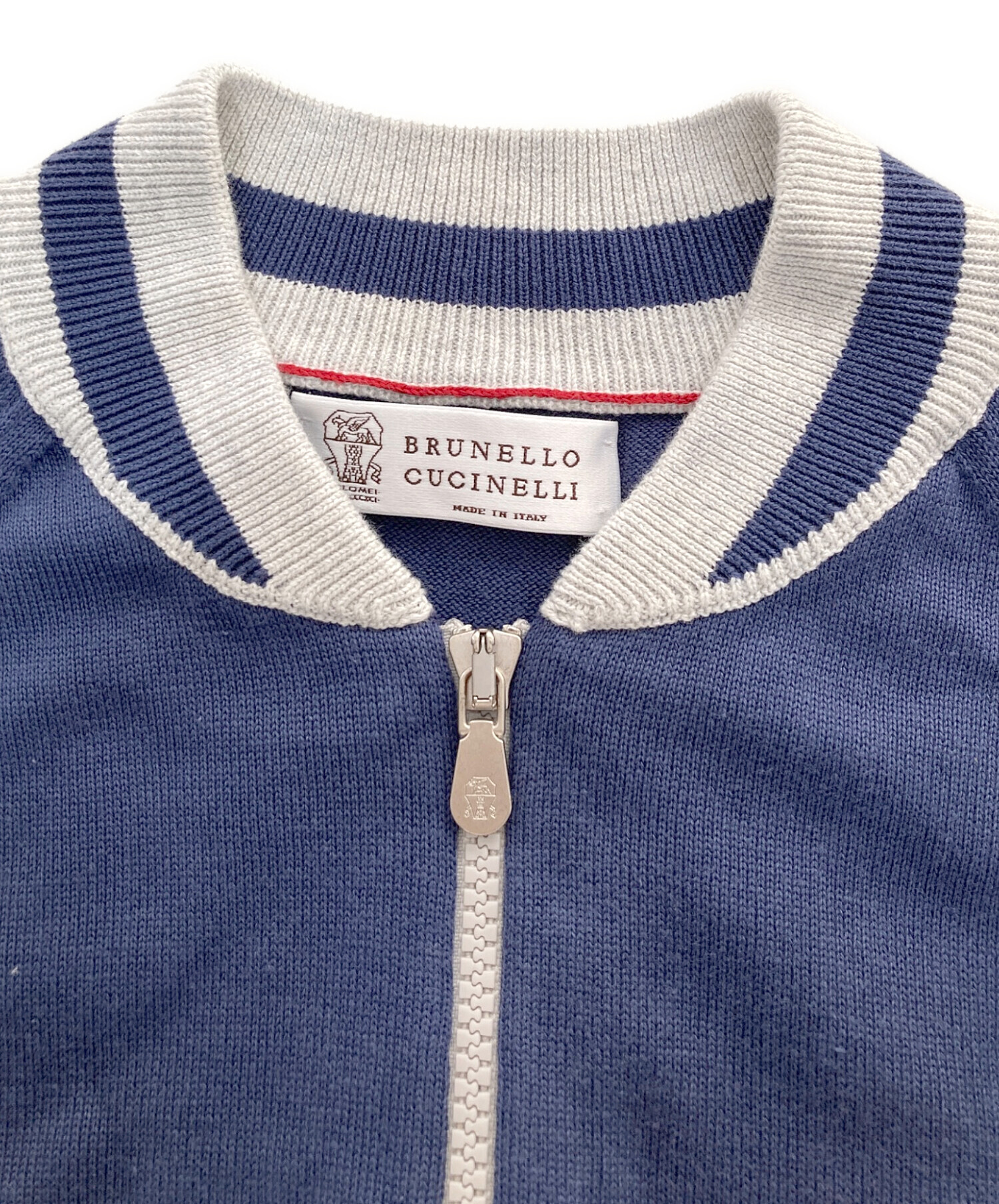 BRUNELLO CUCINELLI ブルネロ　クチネリ カーディガン L 緑 【古着】【中古】【送料無料】 BRUNELLO CUCINELLI - BRUNELLO CUCINELLI ブルネロ クチネリ