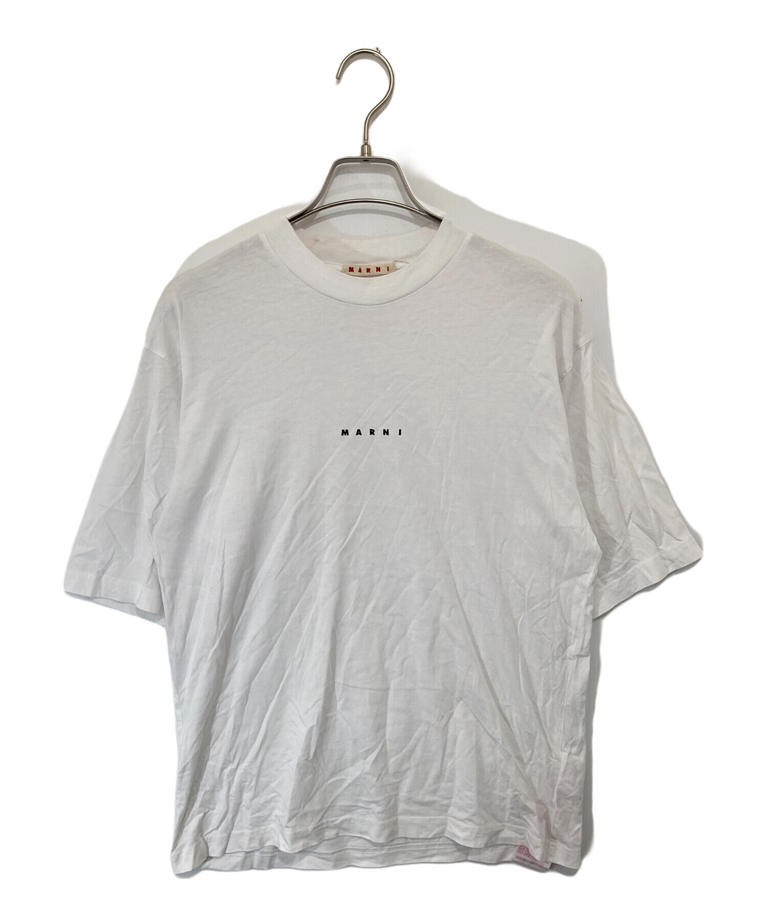中古・古着通販】MARNI (マルニ) ロゴプリント クルーネックTシャツ 