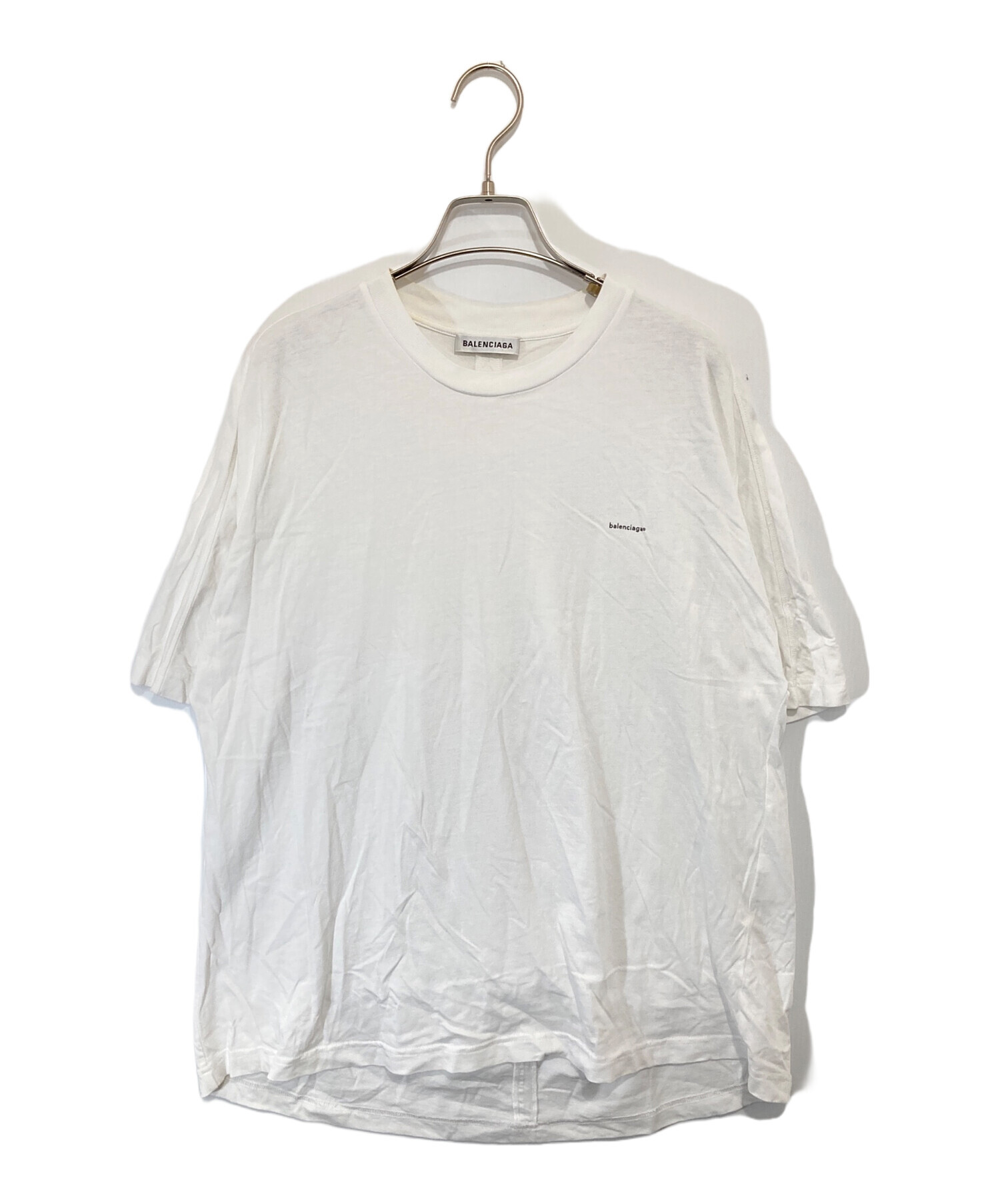 中古・古着通販】BALENCIAGA (バレンシアガ) ワンポイントロゴTシャツ 