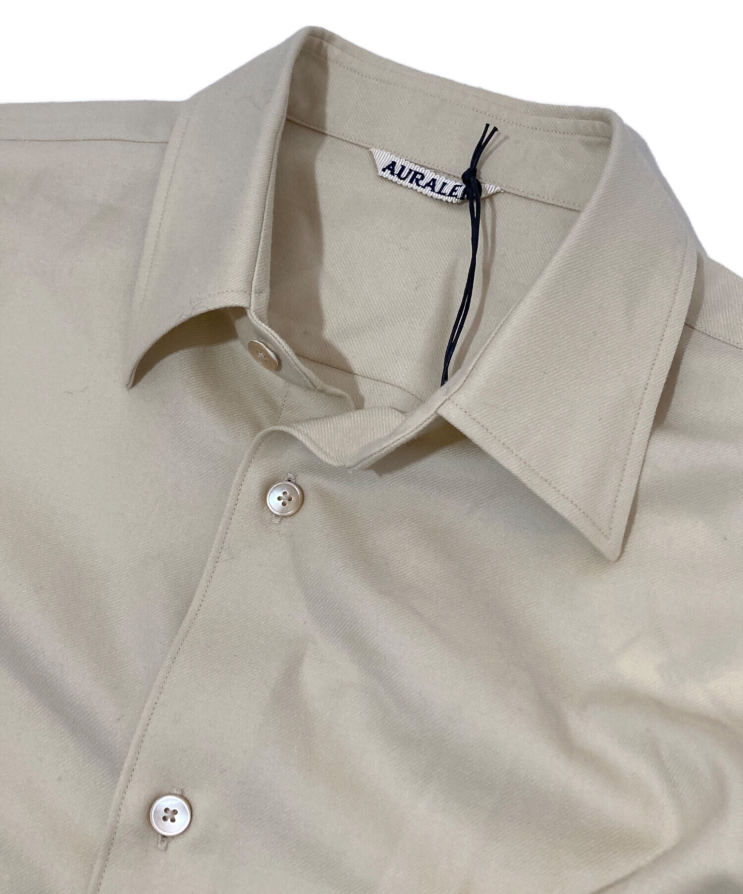中古・古着通販】AURALEE (オーラリー) SUPER LIGHT WOOL SHIRT