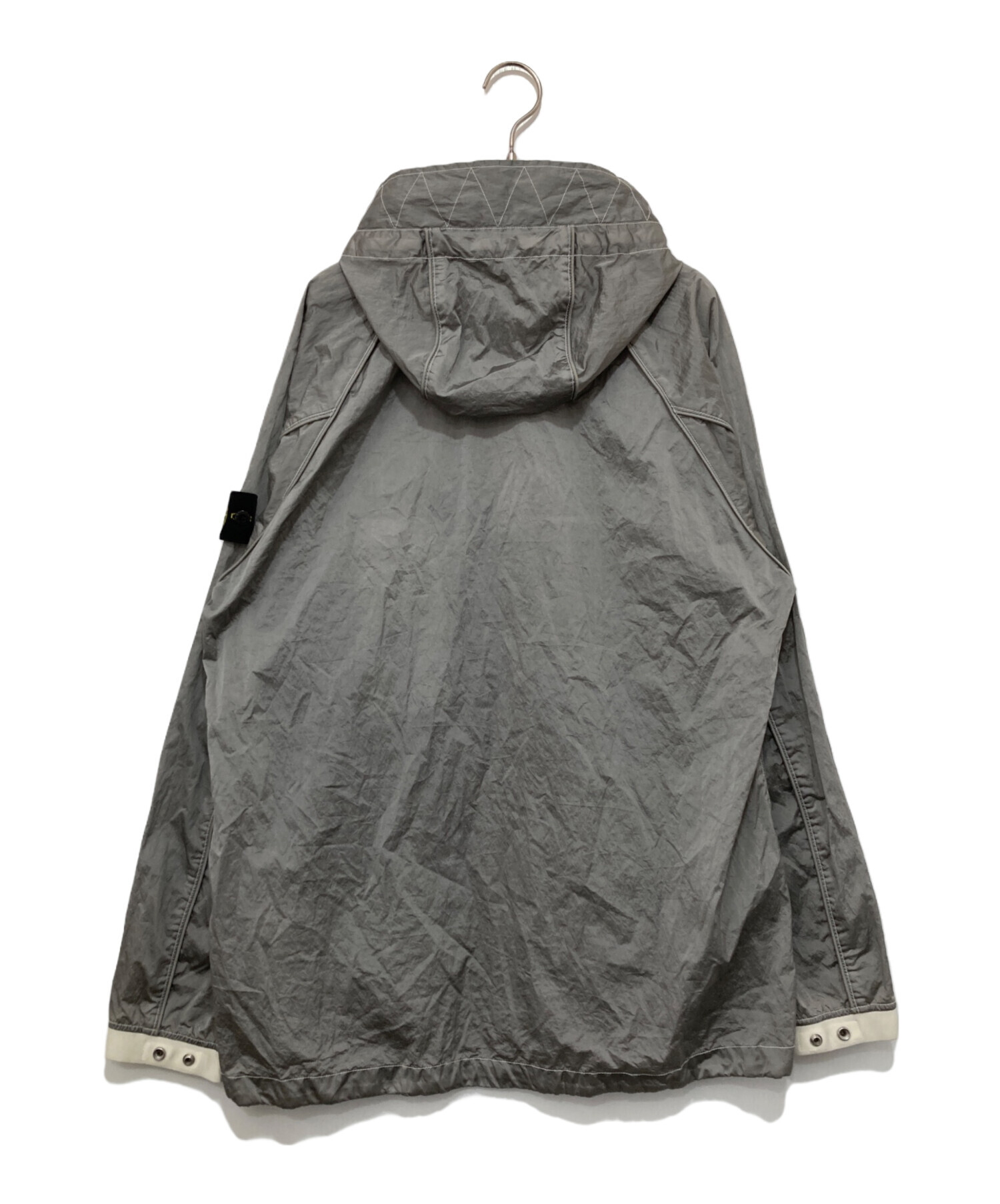 Stone  グレー ナイロンメタルジャケット STONE ISLAND ストーンアイランド ナイロン メタル ジャケット M