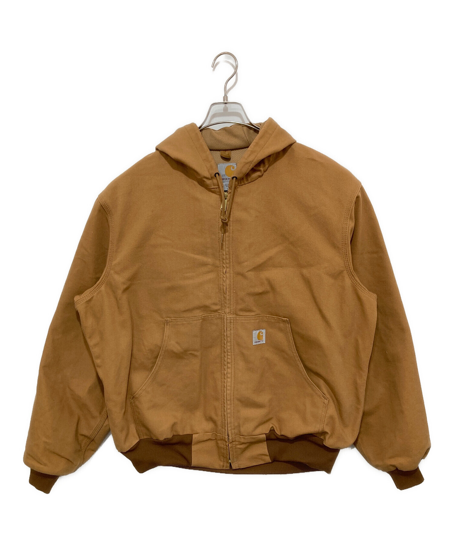 カーハート USA製 ダックジャケット アクティブパーカー ブラック 4XL