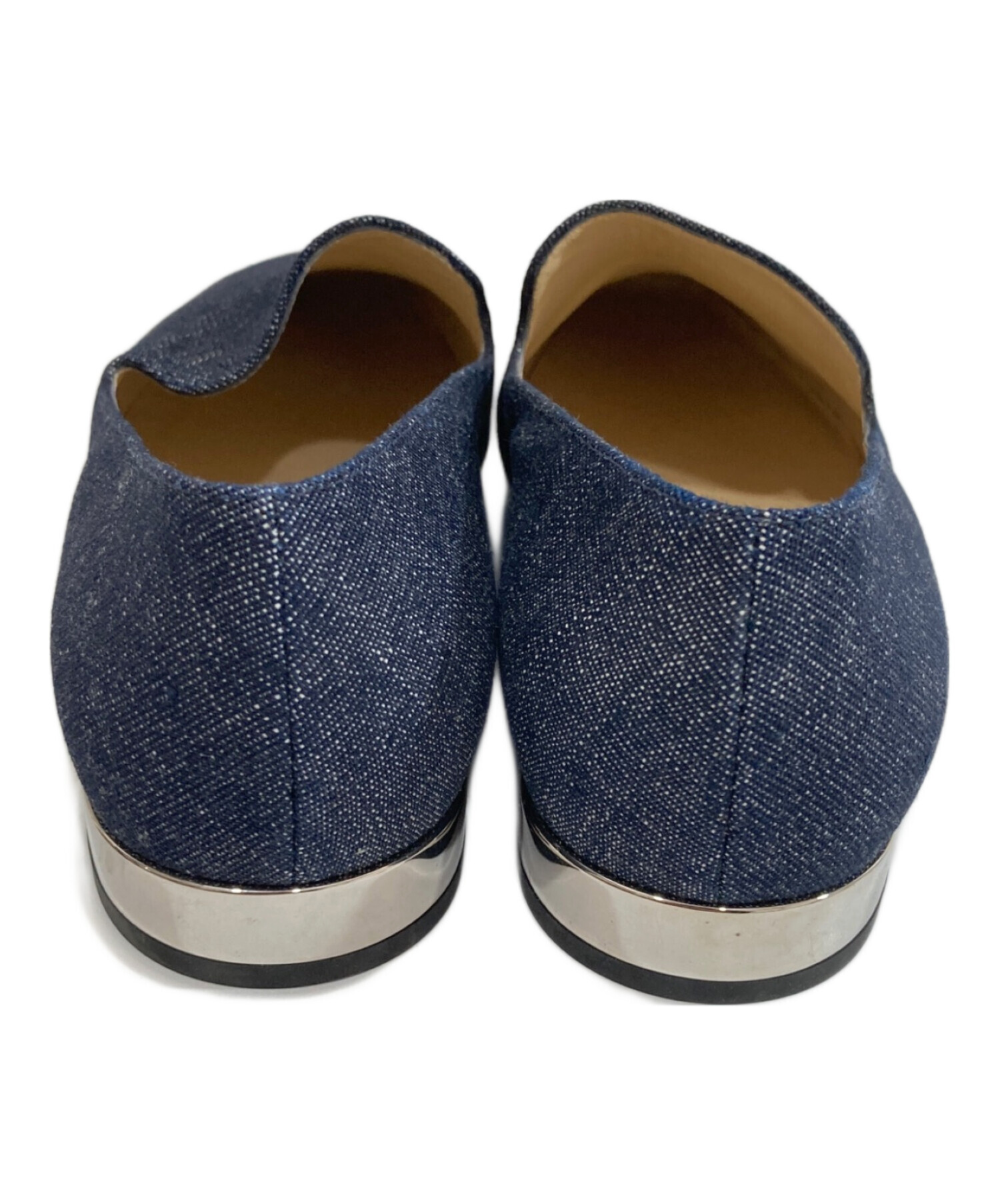 Jimmy Choo ジミーチュウ　フラットサイズ37 中古・古着通販】JIMMY CHOO (ジミーチュウ) デニムフラットシューズ