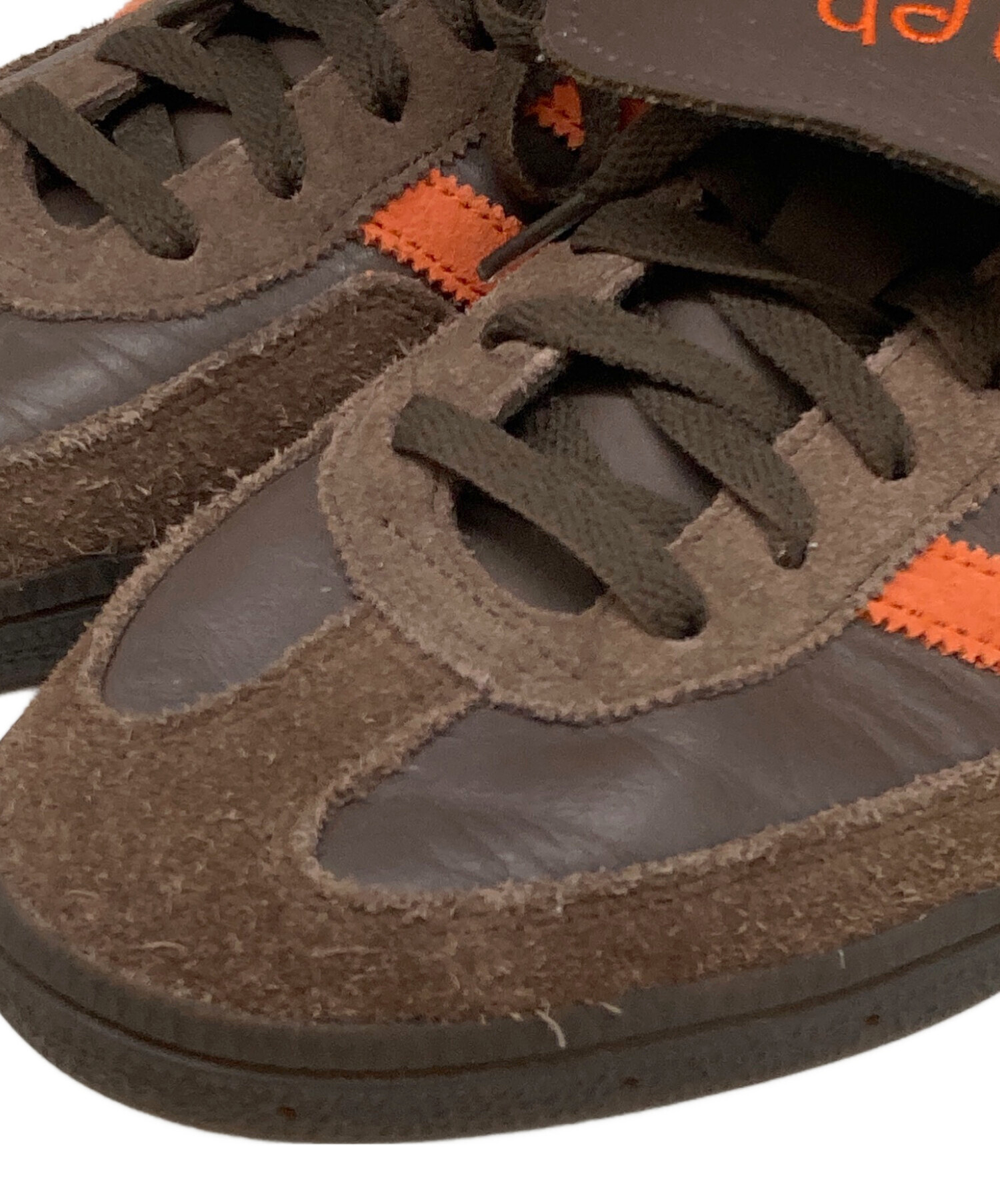 靴 Shukyu adidas E-WAX Brown adidas Handball Spezial Shukyu × Ewax