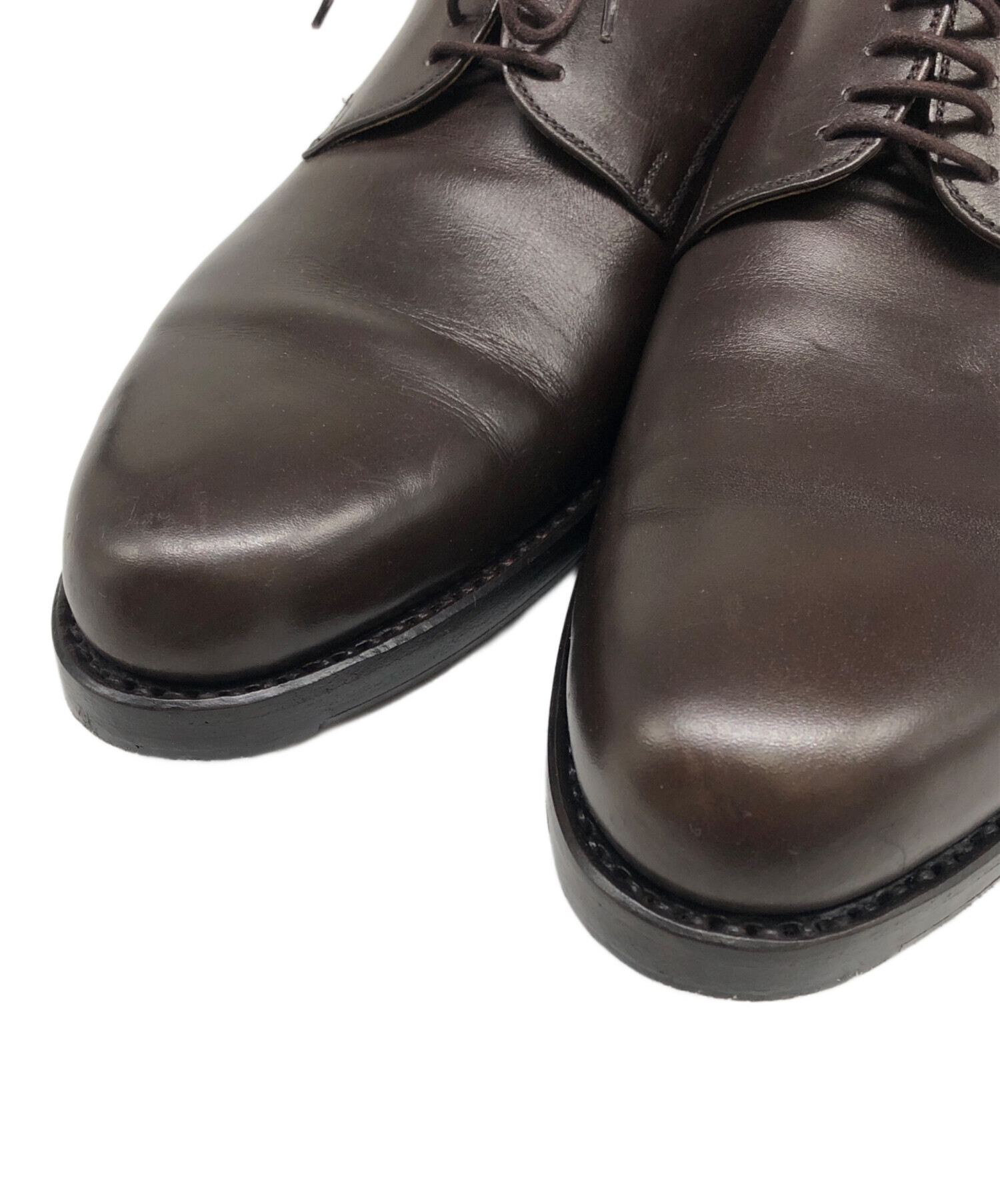 VASS ヴァーシュ グレインレザー ラウンドトゥプレーントゥシューズ 旧マーク VASS ヴァーシュ グレインレザー ラウンドトゥプレーントゥシューズ 旧