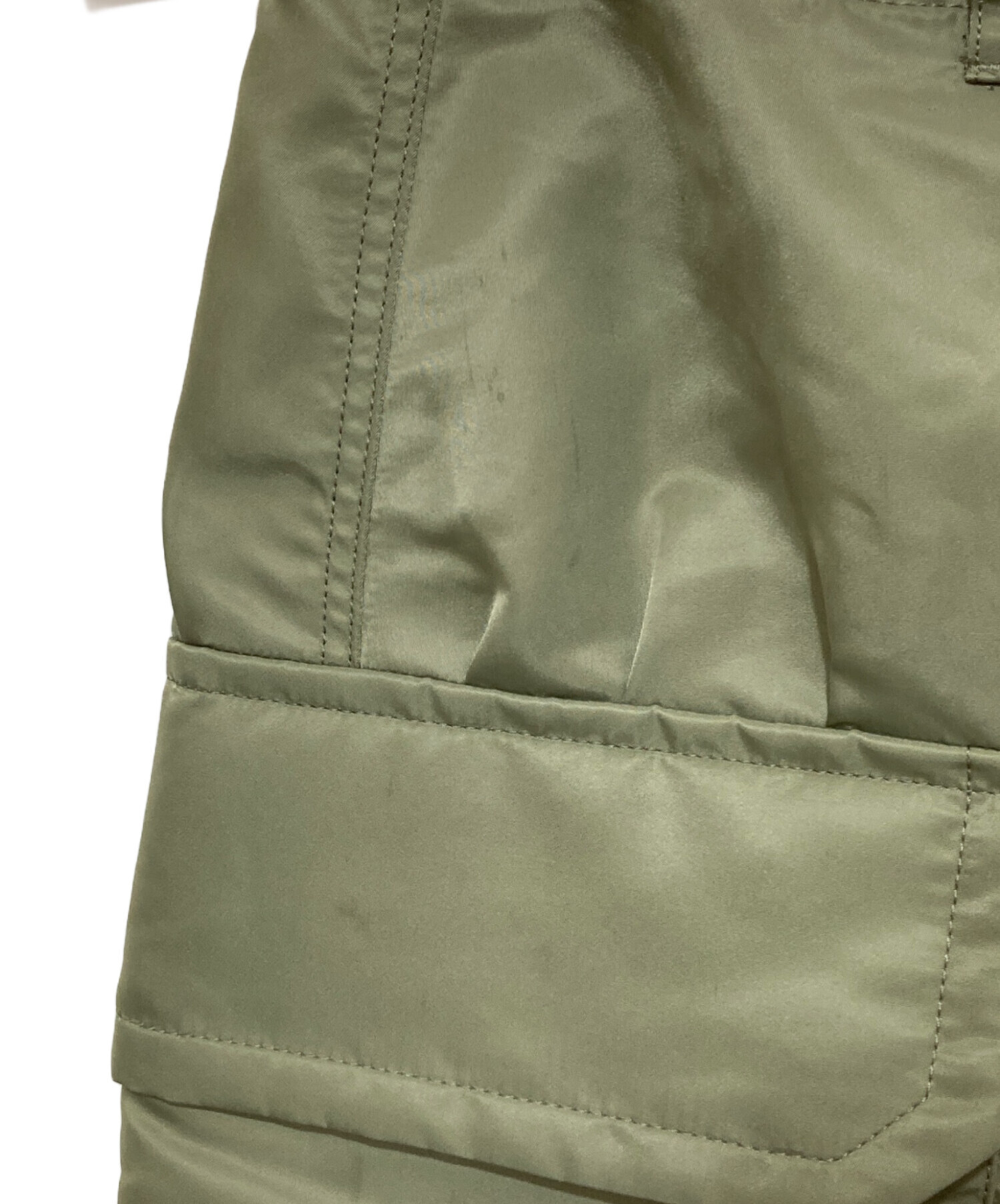中古・古着通販】sacai (サカイ) ナイロン切替プリーツスカート 22 