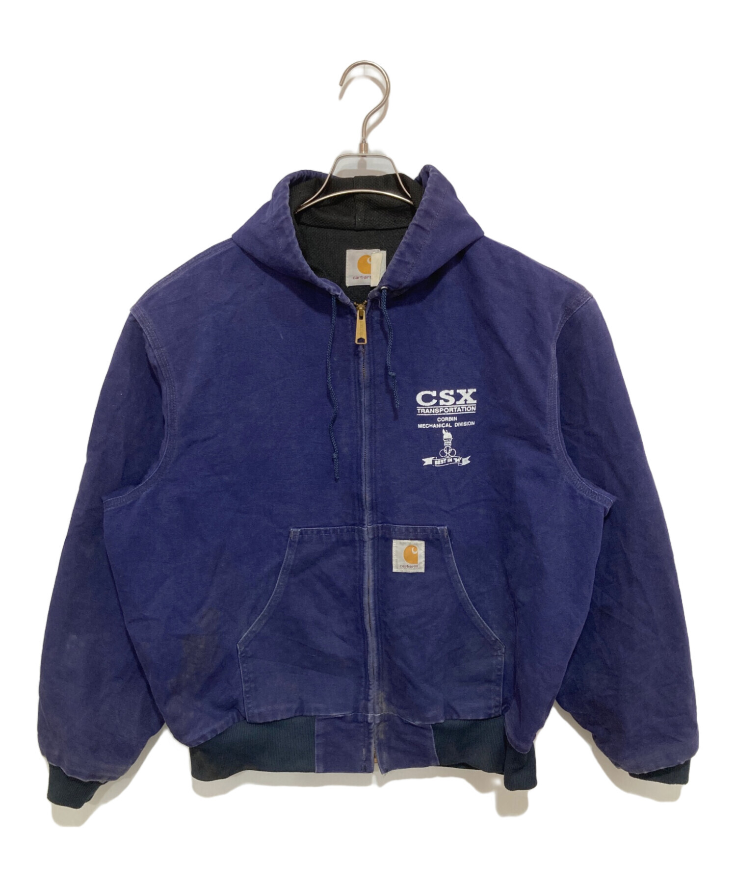 メンズ Carhartt カーハート アクティブジャケット ネイビー 古着