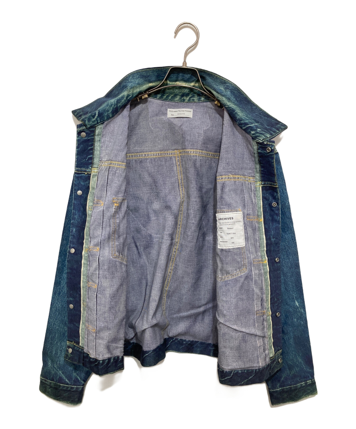 中古・古着通販】TOLQ (トルク) Trompe L'oeil Printed Jacket