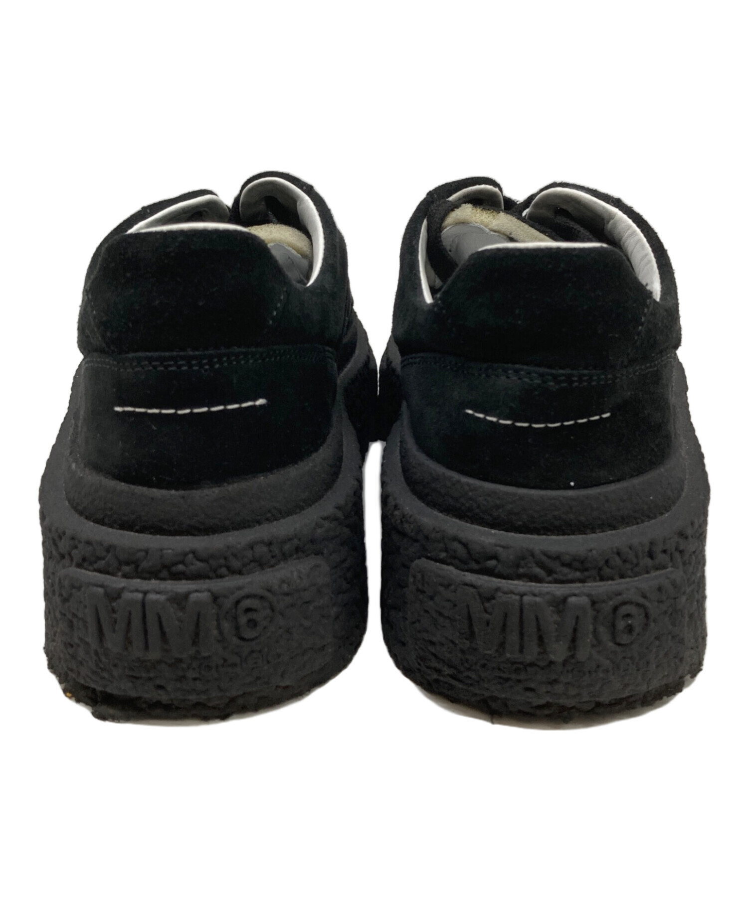 美品✨MM6 メゾンマルジェラ 黒 ローカット 厚底スニーカー 36 脚長 Maison Margiela（メゾンマルジェラ） エムエム 6 MM6 Maison Margiela