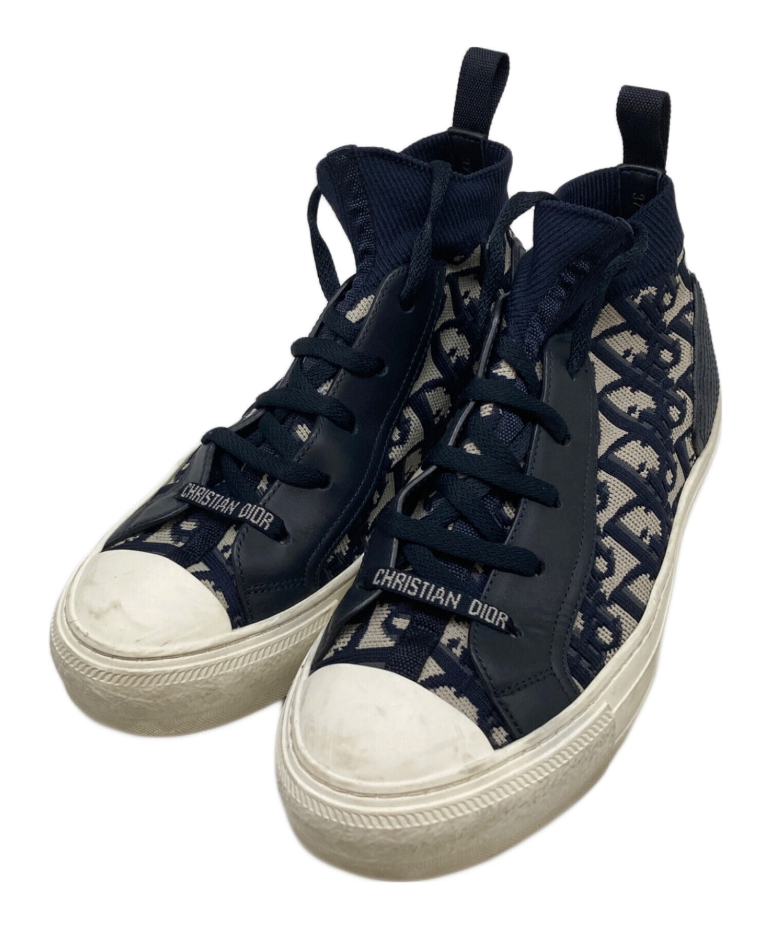 Christian Dior ウォーキンディオール スニーカー 37 ネイビー 中古・古着通販】Christian Dior (クリスチャン ディオール) WALKI'N