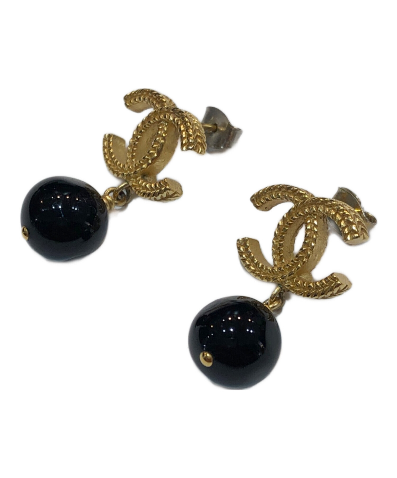 中古・古着通販】CHANEL (シャネル) ココマークボールピアス 中古・古着通販】CHANEL (シャネル) ココマークボールピアス