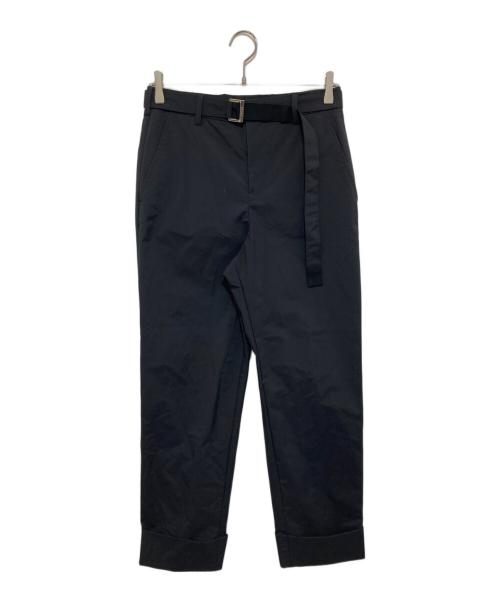 sacai サカイクロップドカーゴパンツ サイズ2 sacai / サカイ | 2023AW Matte Taffeta Pants ベルテッド カーゴ