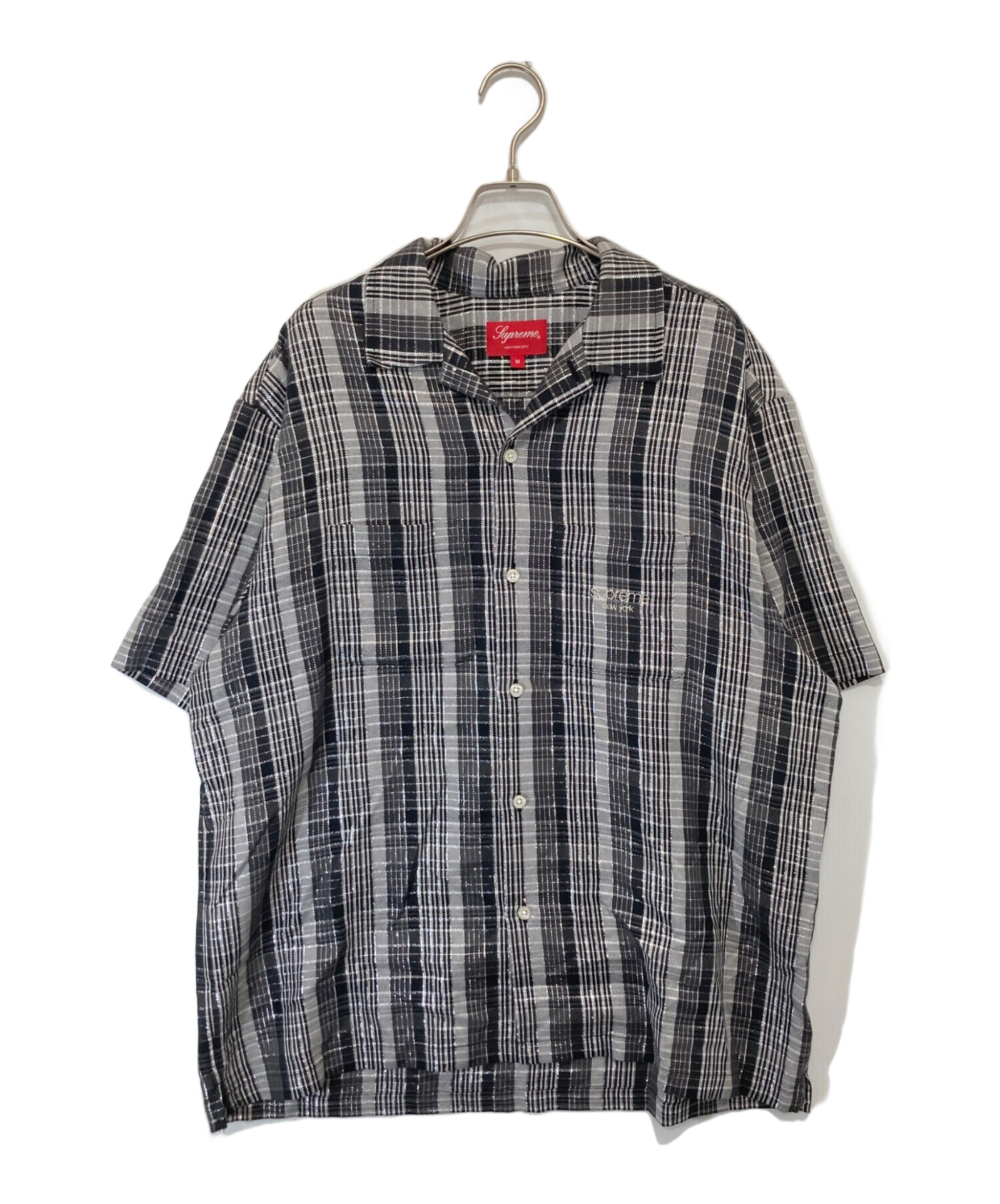 中古・古着通販】SUPREME (シュプリーム) 23SS Metallic Plaid S/S 