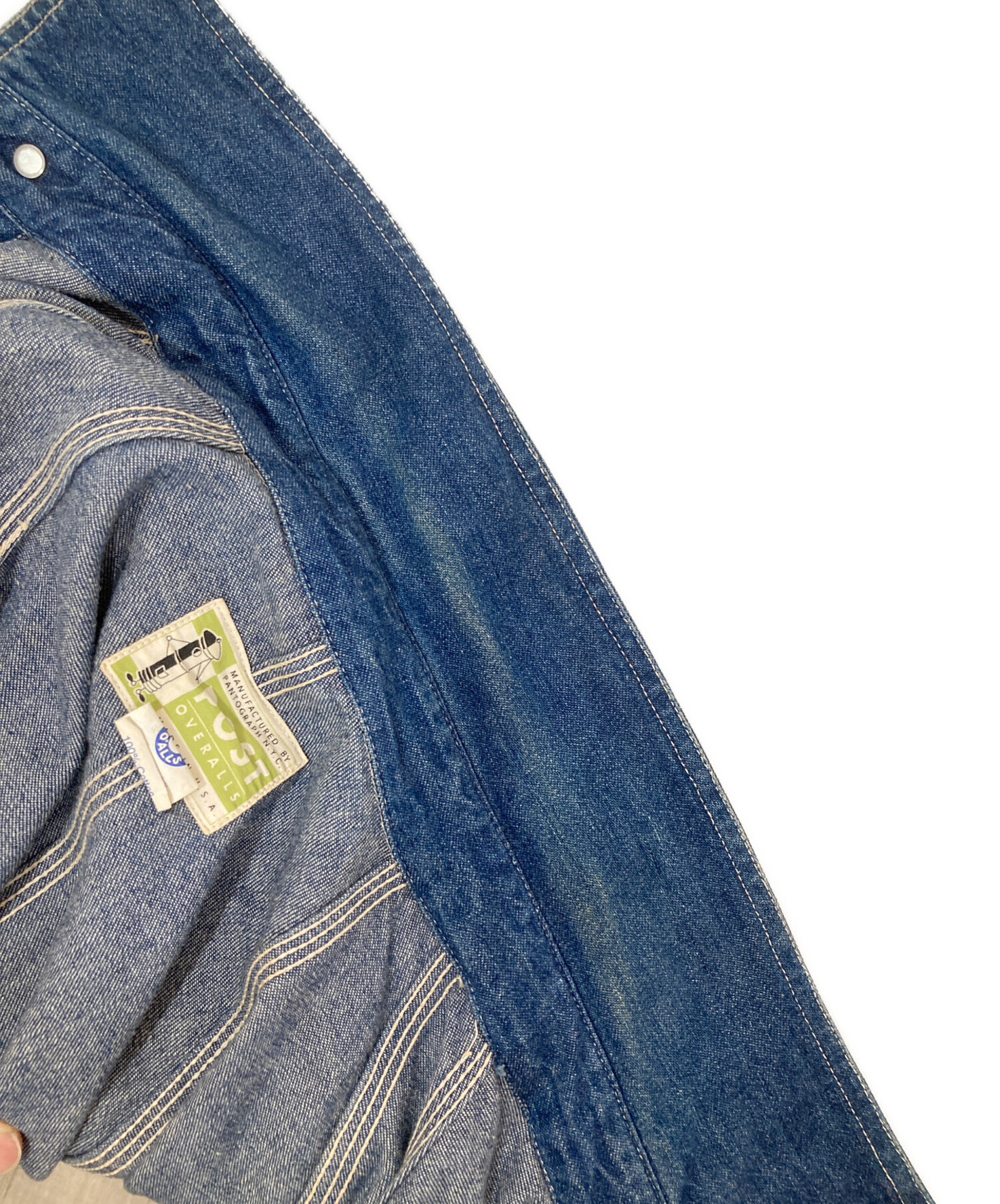 POST OVERALLS デニムカバーオール M 楽天市場】ポストオーバーオールズ 10オンスデニムNo.2