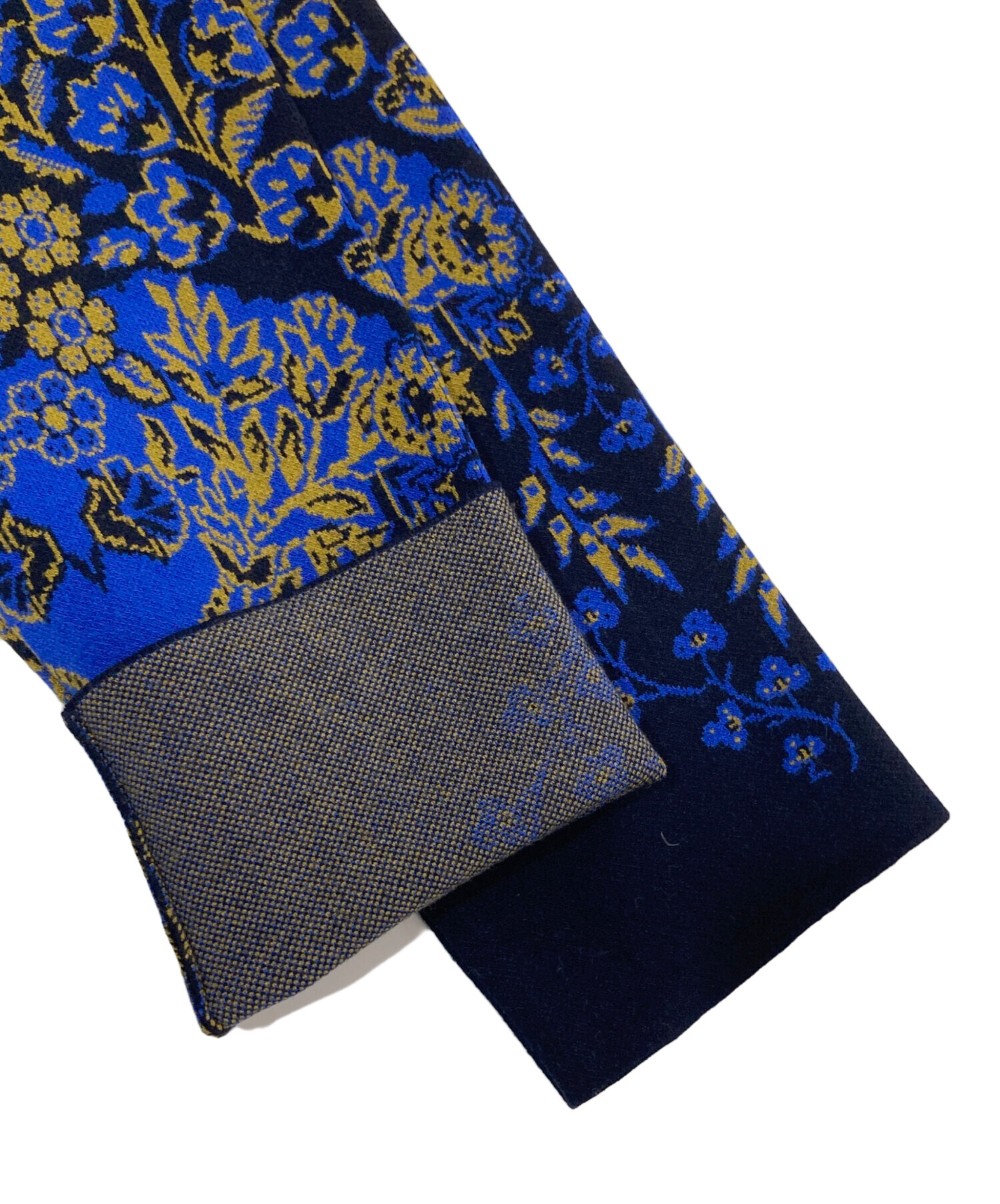 中古・古着通販】ETRO (エトロ) フラワージャガードニットドレス