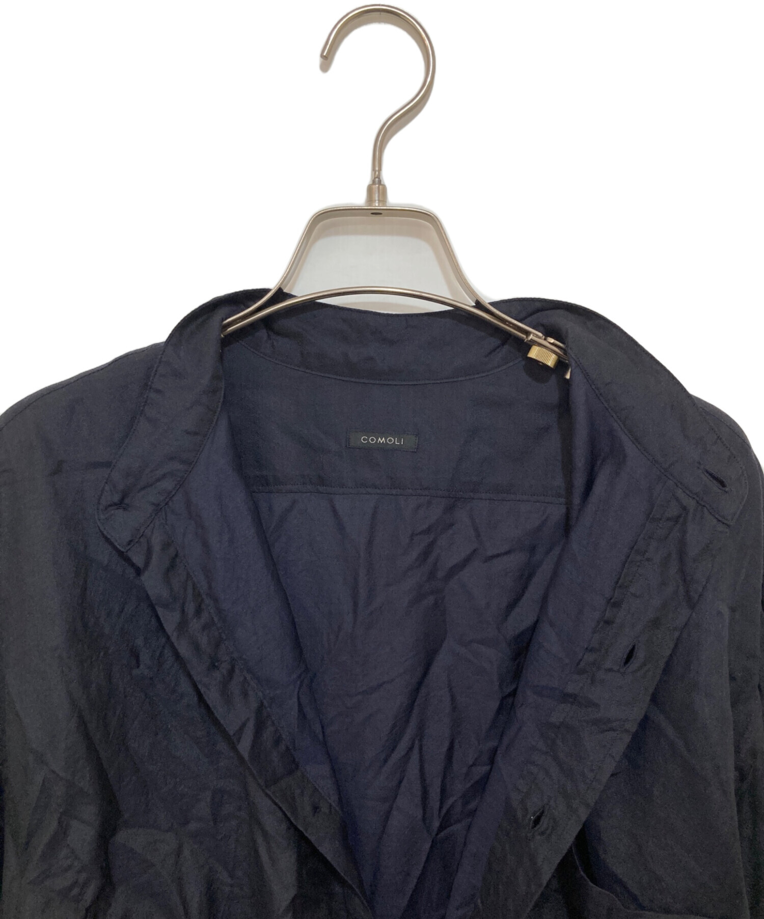 中古・古着通販】COMOLI (コモリ) 23SS WOOL SILK PULLOVER SHIRT