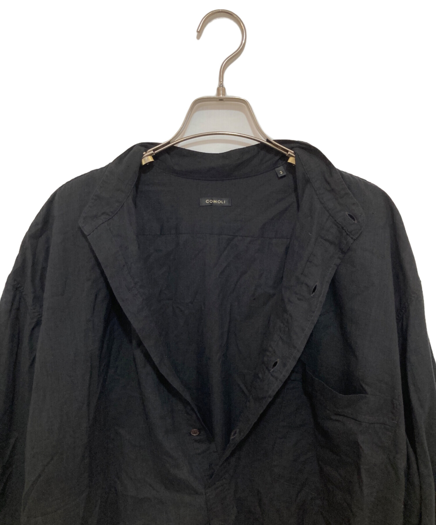 中古・古着通販】COMOLI (コモリ) モスリンプルオーバーシャツ 25SS