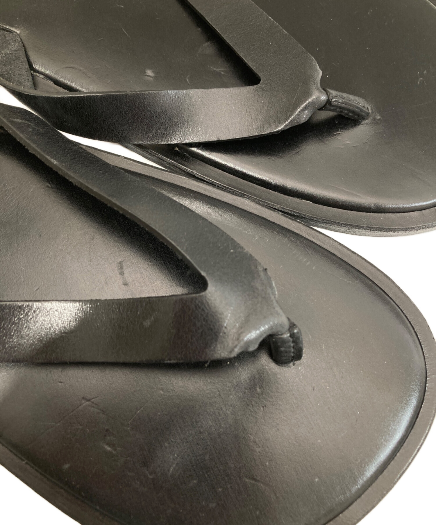 中古・古着通販】AURALEE (オーラリー) レザートングサンダル Leather