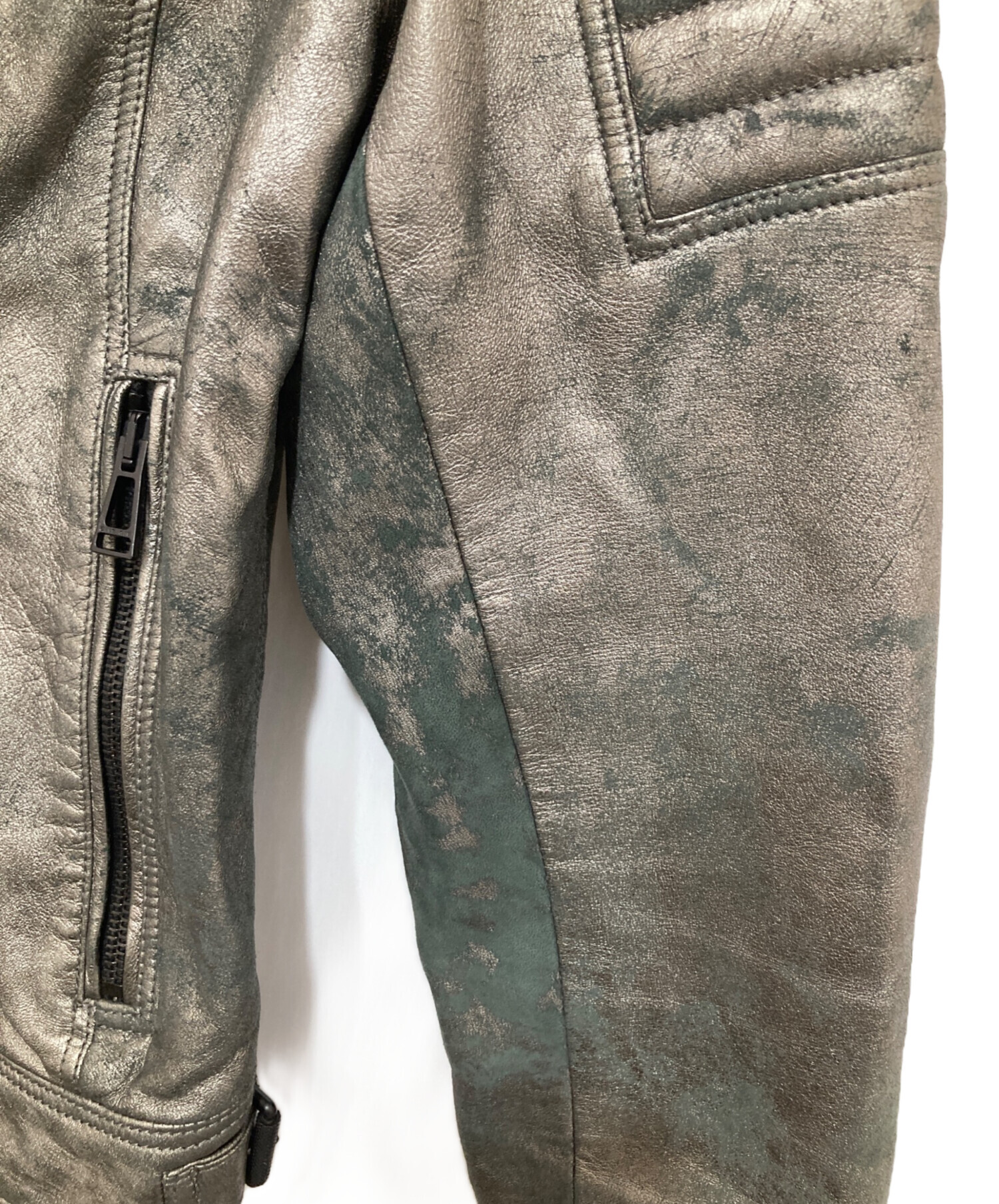 中古・古着通販】BELSTAFF (ベルスタッフ) レザージャケット ダブル