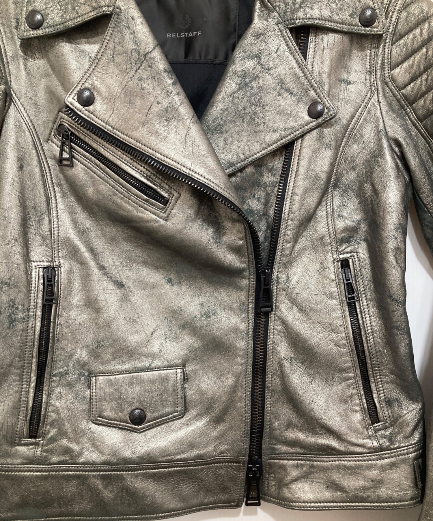 中古・古着通販】BELSTAFF (ベルスタッフ) レザージャケット ダブル