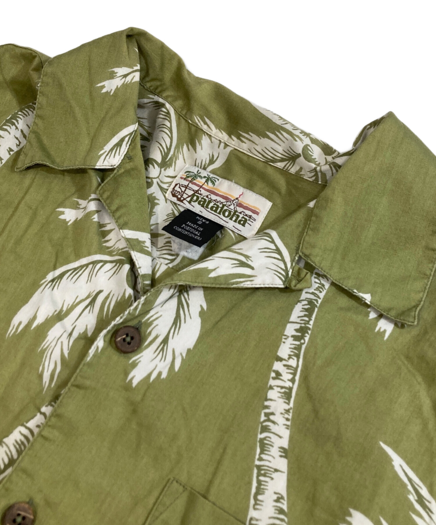 中古・古着通販】pataloha (パタロハ) アロハシャツ グリーン サイズ:S