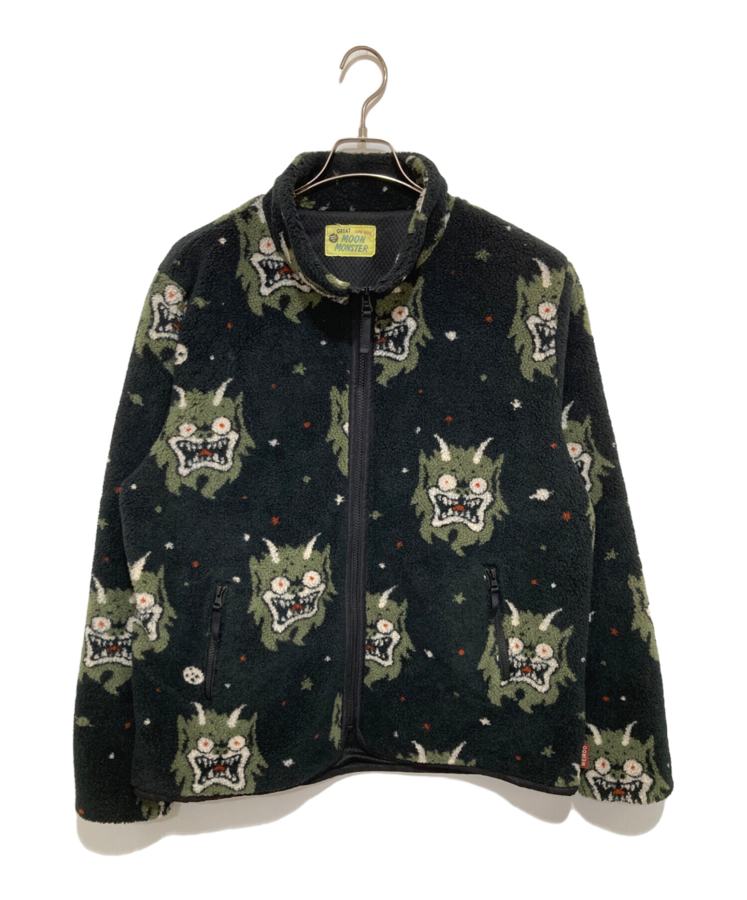 90s イタリア製 chaos ボードウェア S 総柄 ベージュ OPTI 古着 90s イタリア製 chaos ボードウェア S 総柄 ベージュ OPTI 古着