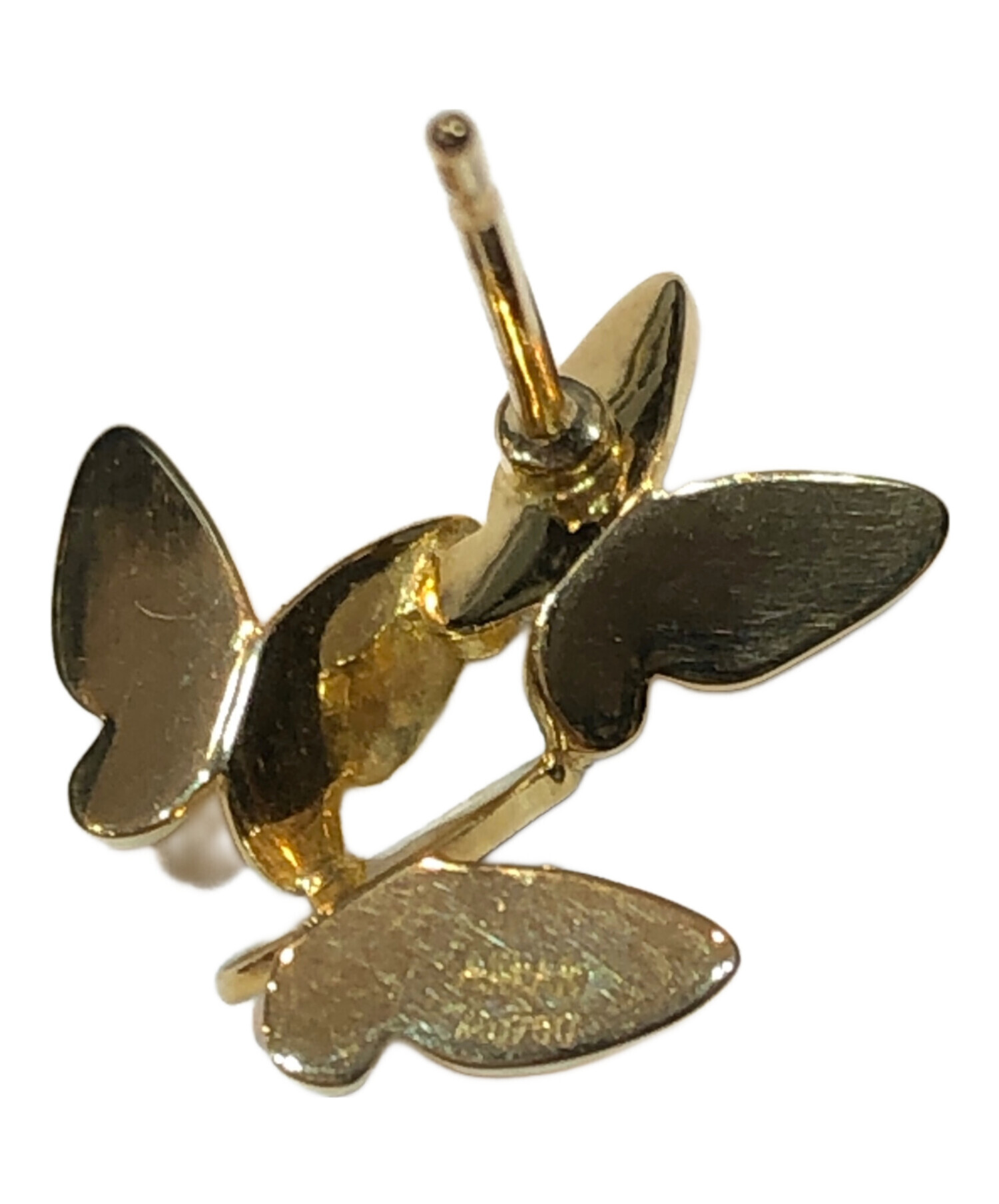 中古・古着通販】AHKAH (アーカー) パピヨンブリリアン 蝶 ピアス K18